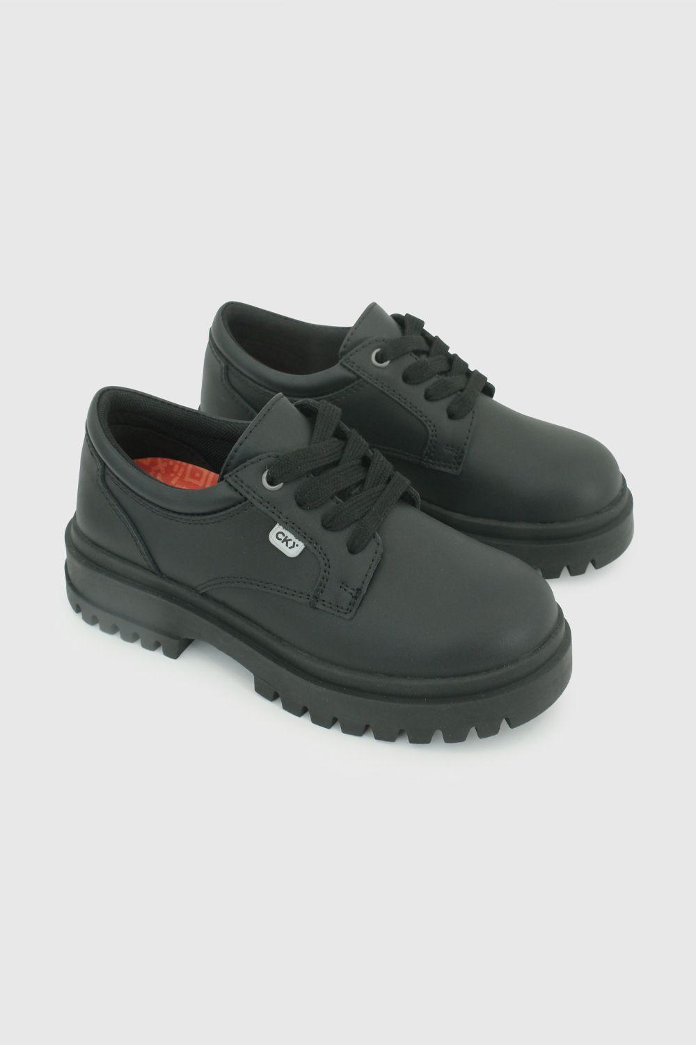 Zapato Escolar Negro 7286 Colloky-0