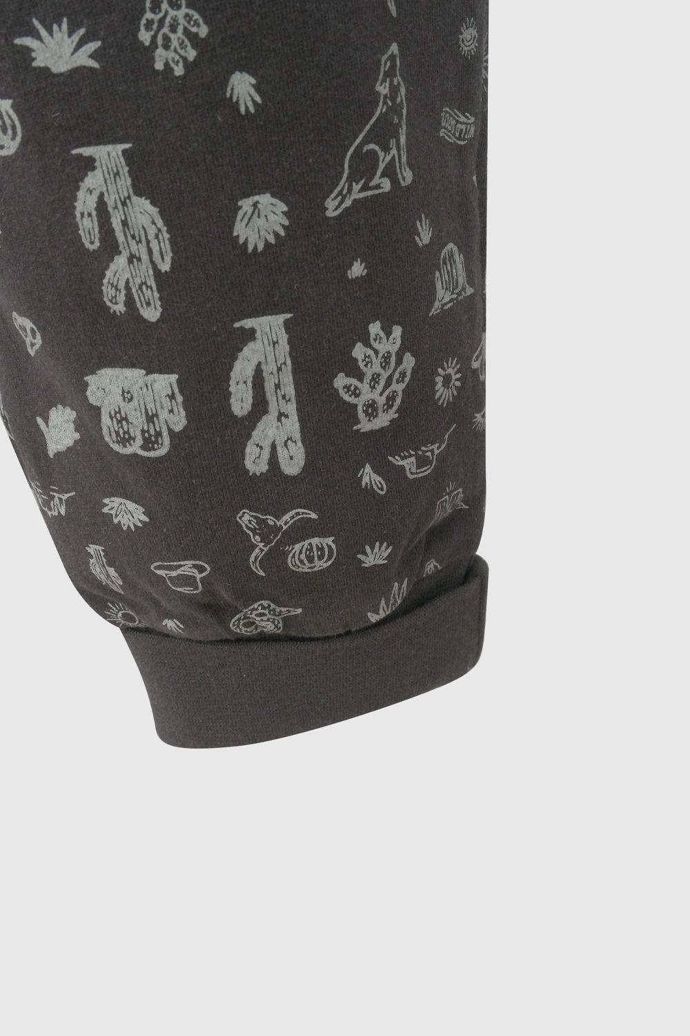 Pijama Algodón Estampado Negro Niño 2A a 12A Colloky-4