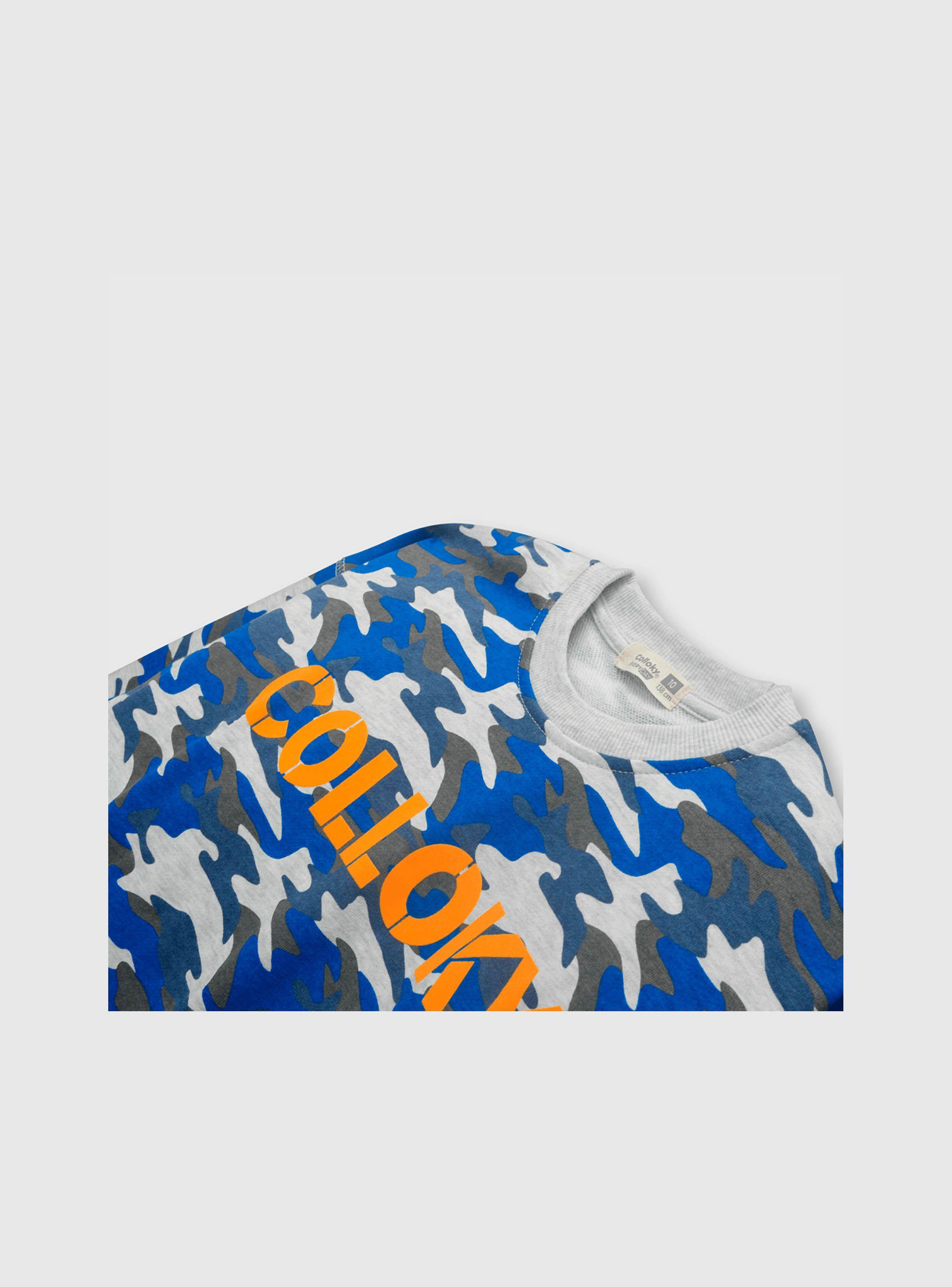 Polerón De Niño Camuflado Azul (2 A 12 Años) Colloky-2