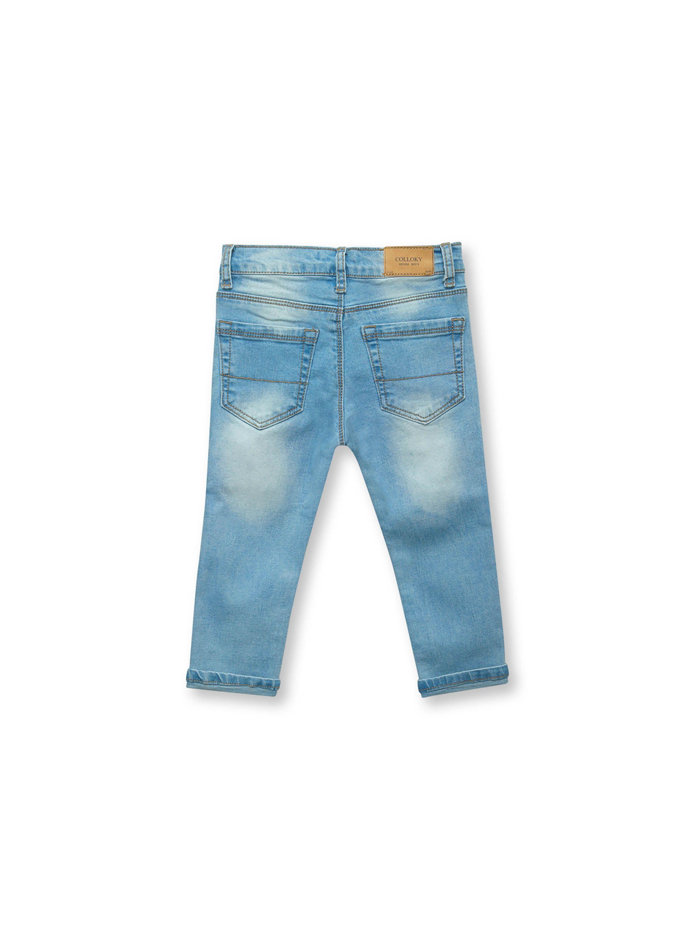 Jeans Niño Azul Oscuro (3 A 36 Meses) Colloky-1