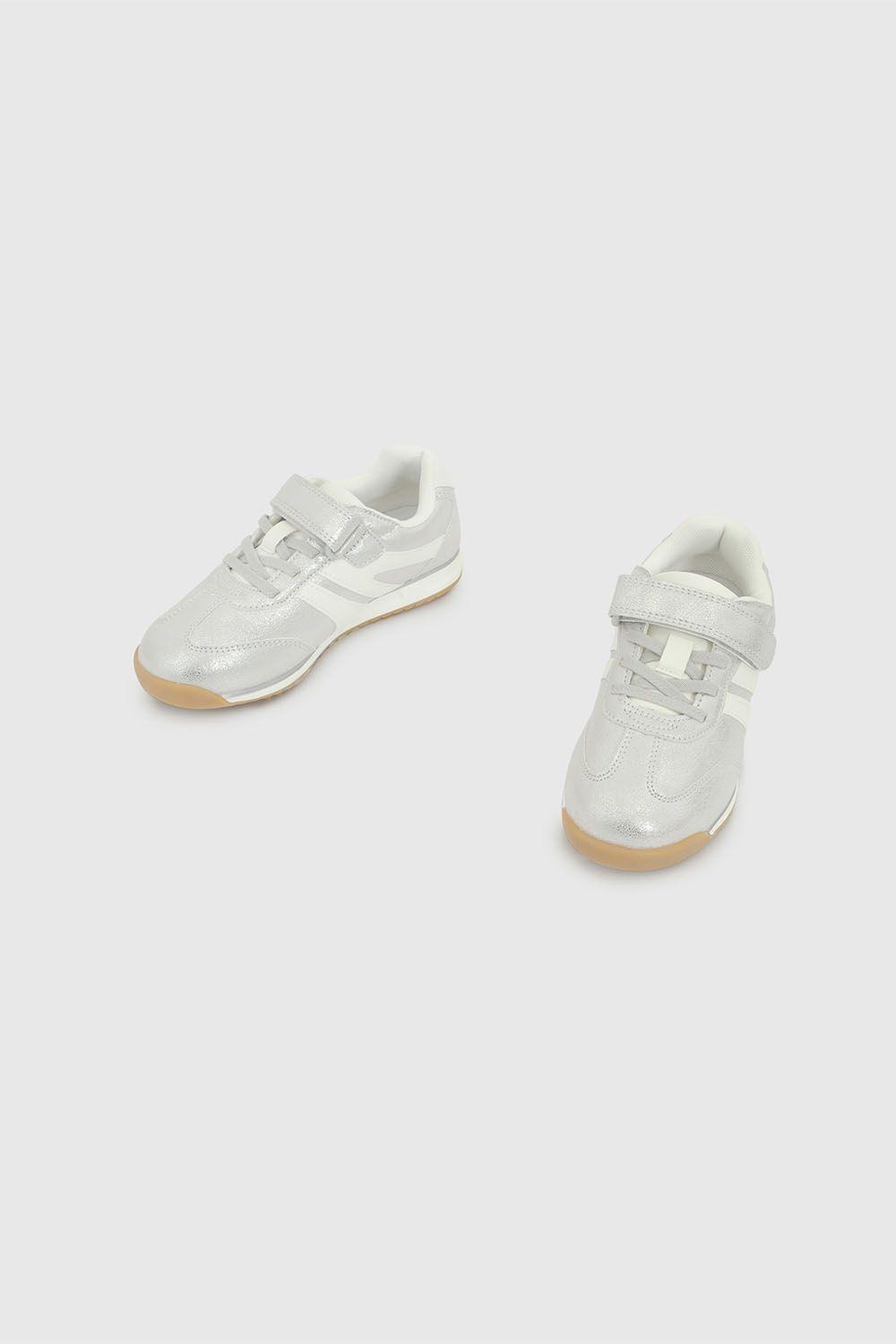 Zapatilla Niña Plateado 8030 Colloky-3