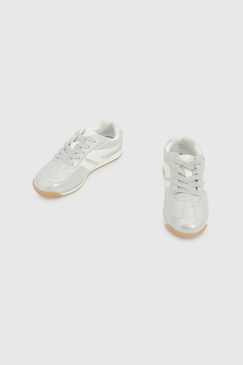 Zapatilla Niña Plateado 8030 Colloky-9