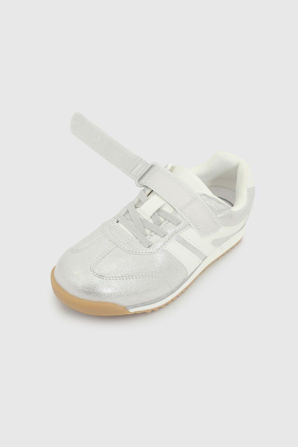 Zapatilla Niña Plateado 8030 Colloky-7