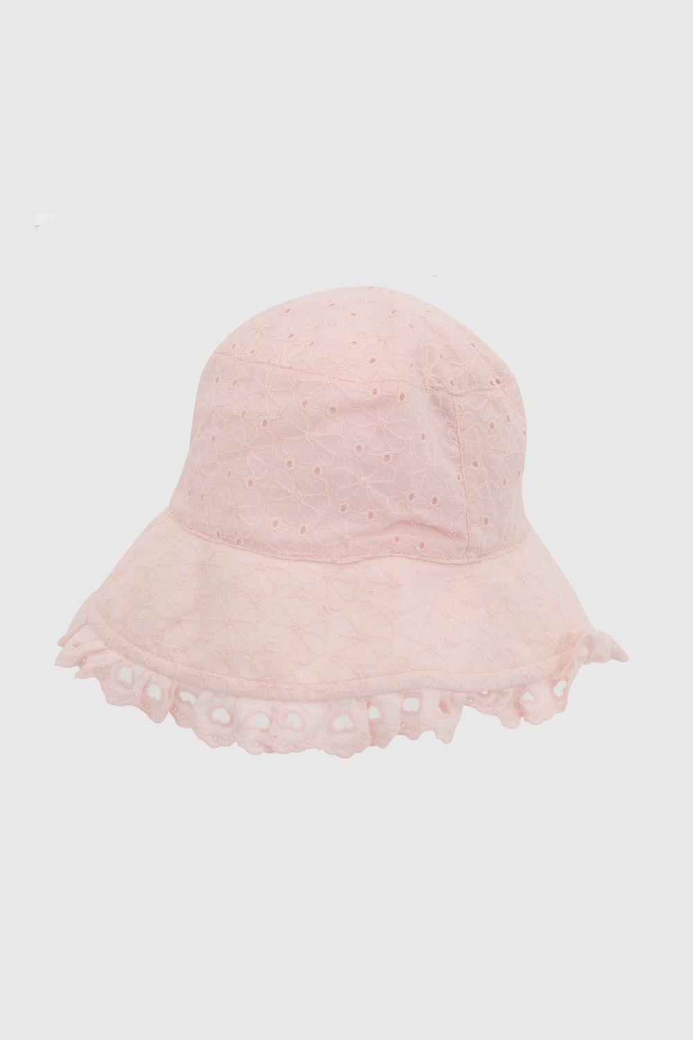 Sombrero algodón niña rosado 2/4A - 10/12A-0