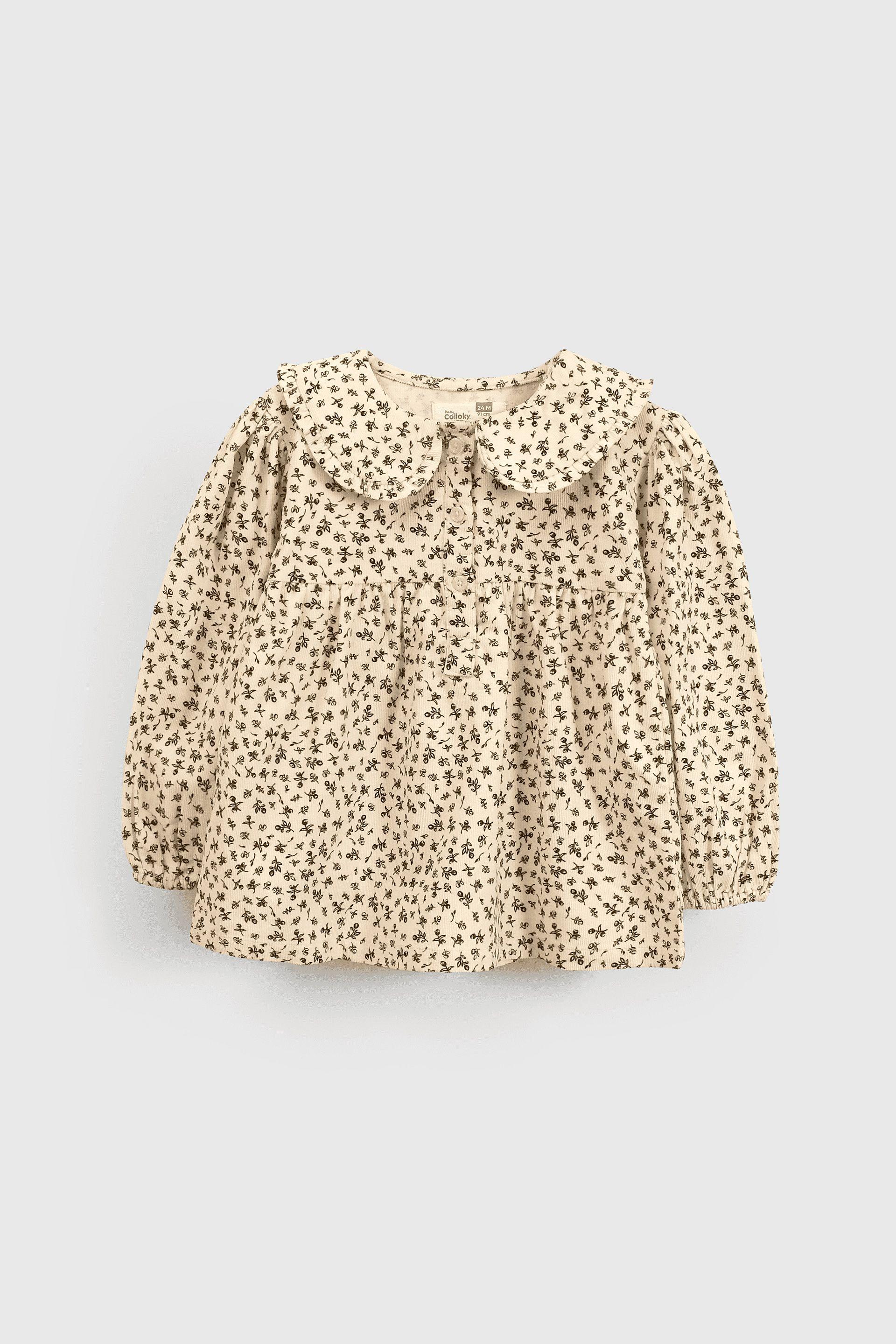 Conjunto Vestido de Cotele y Patas Flores-1