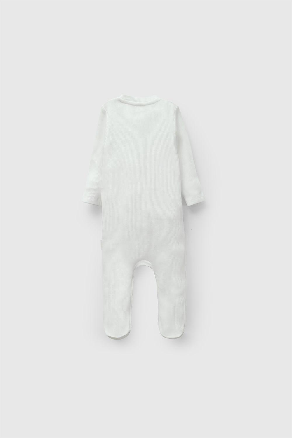 Oso Rib Blanco Unisex Rn a 6-9M Colloky-2
