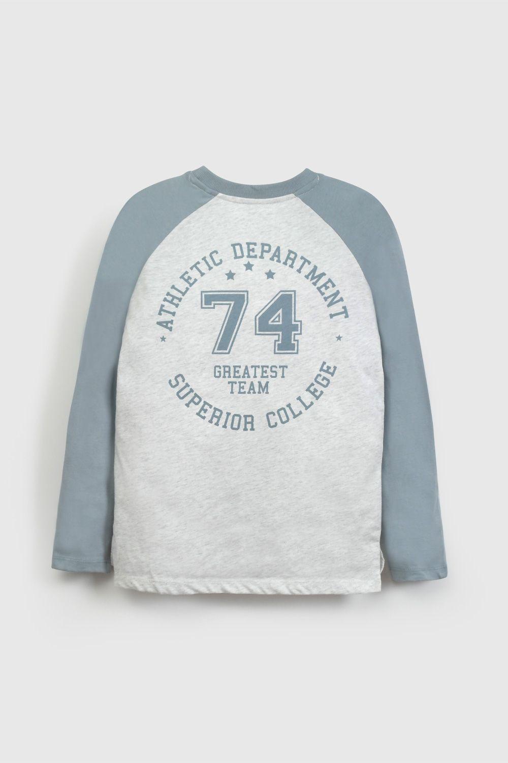 Polera Celeste Colloky De Niño POJE1359V26-1