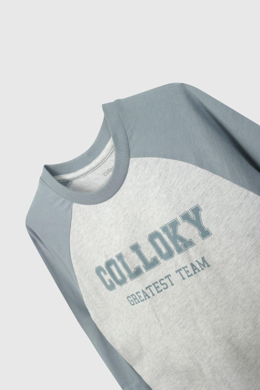 Polera Celeste Colloky De Niño POJE1359V26-2