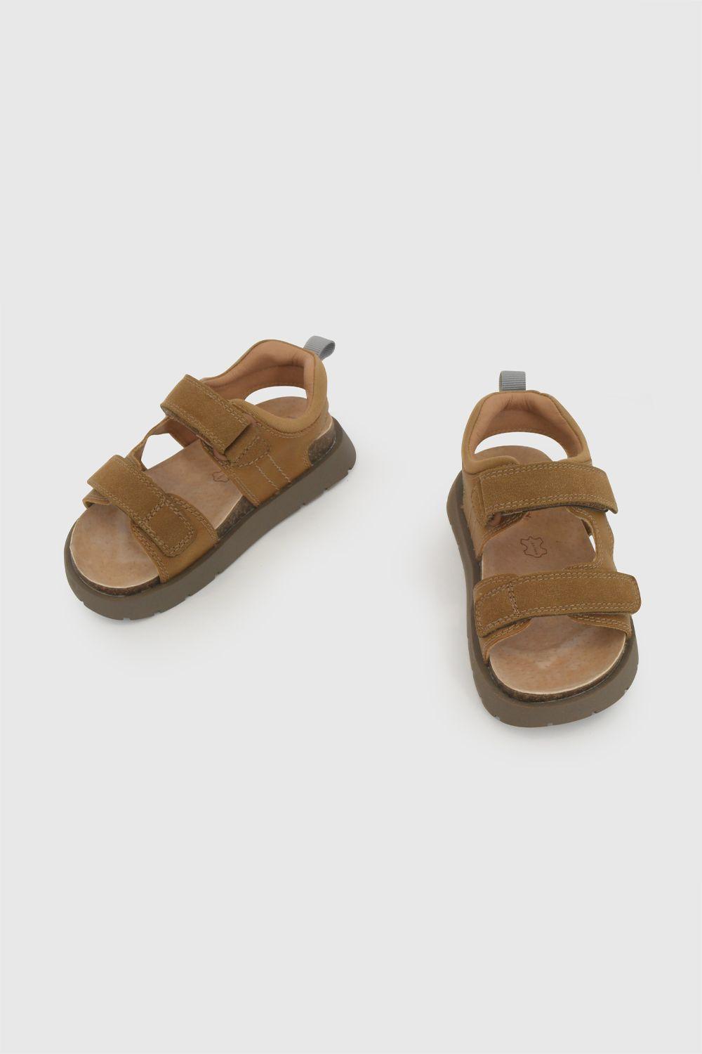 Sandalia Velcro Beige Niño 21-27 Colloky-4