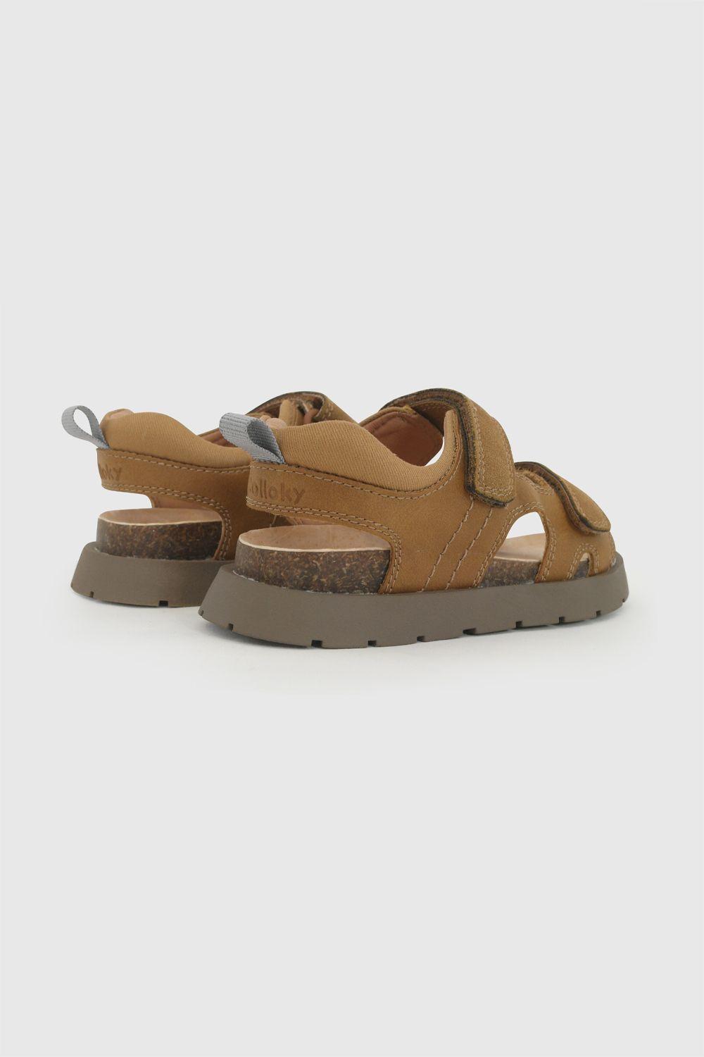 Sandalia Velcro Beige Niño 21-27 Colloky-5