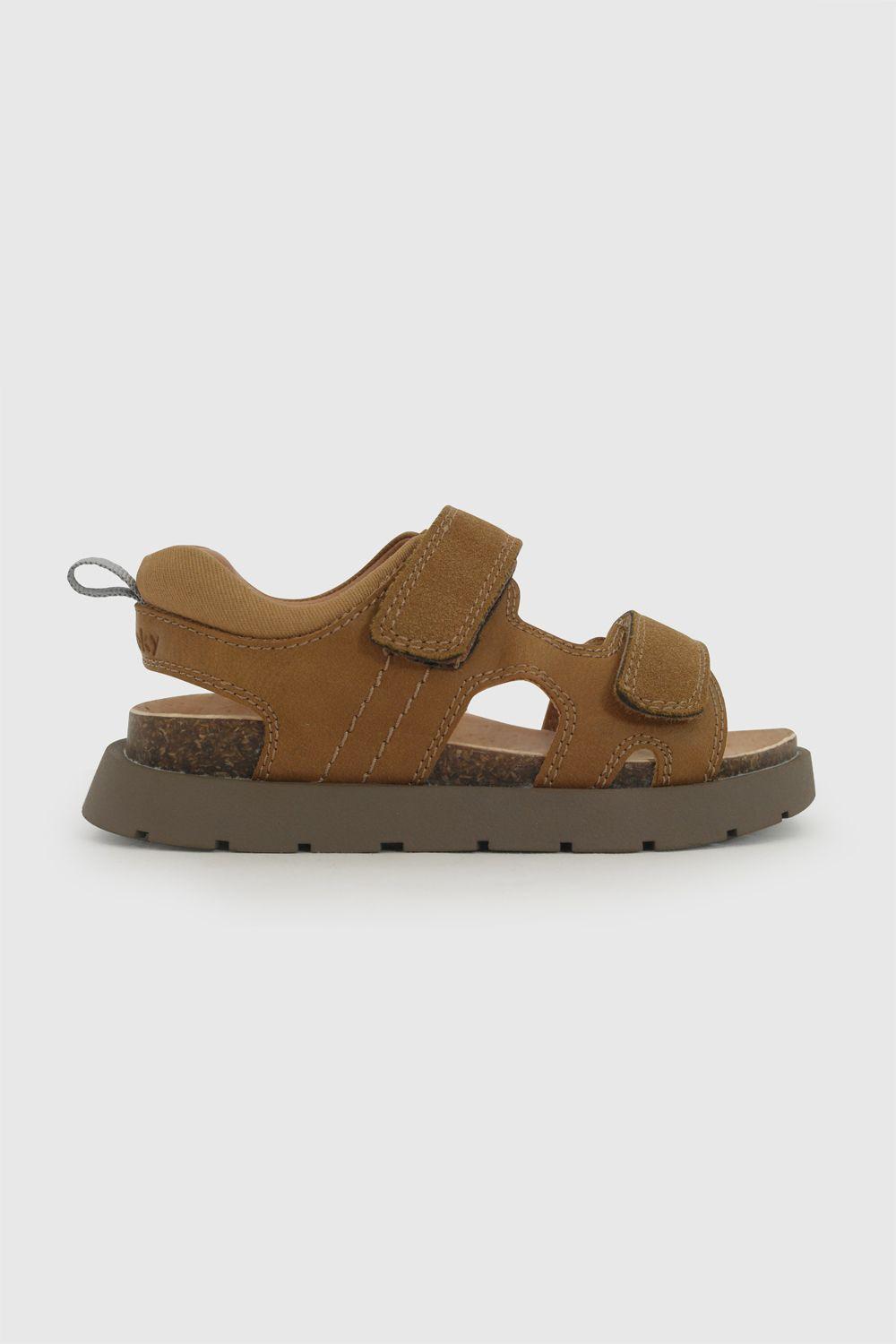 Sandalia Velcro Beige Niño 21-27 Colloky-2