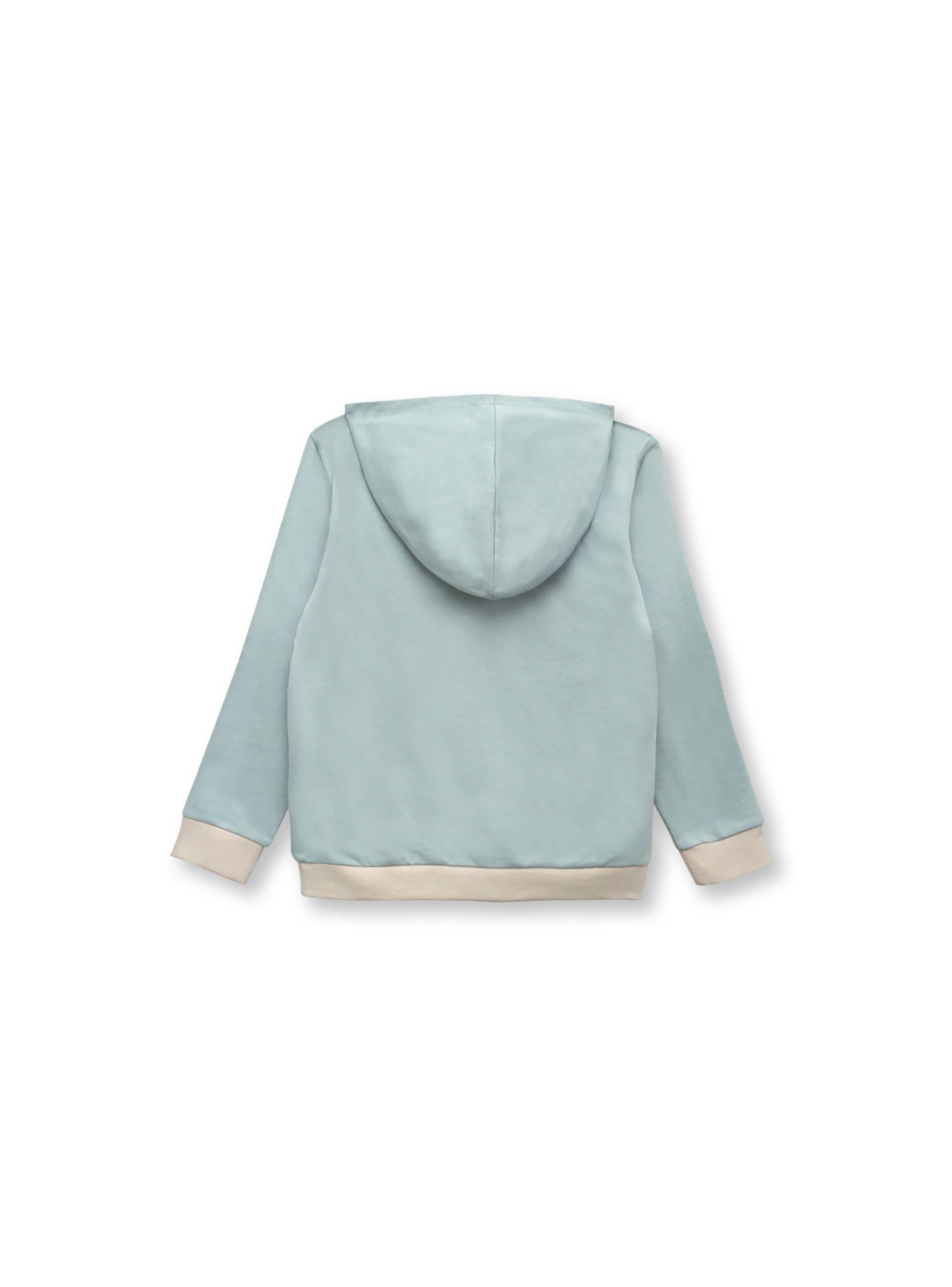 Polerón De Niño Bloques Verde (2 A 12 Años) Colloky-1