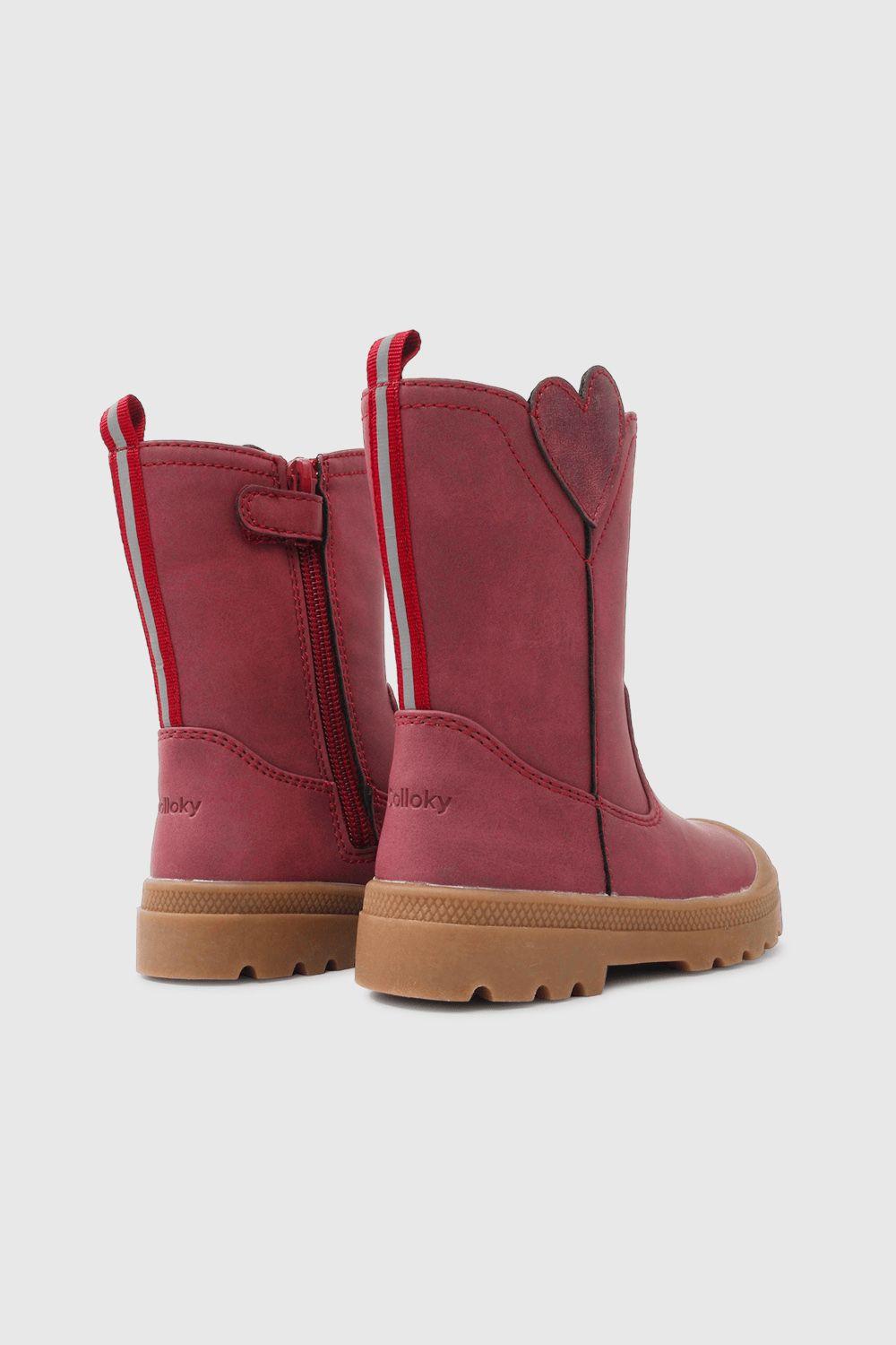 Bota Burdeo de Niña (21 a 27)-4