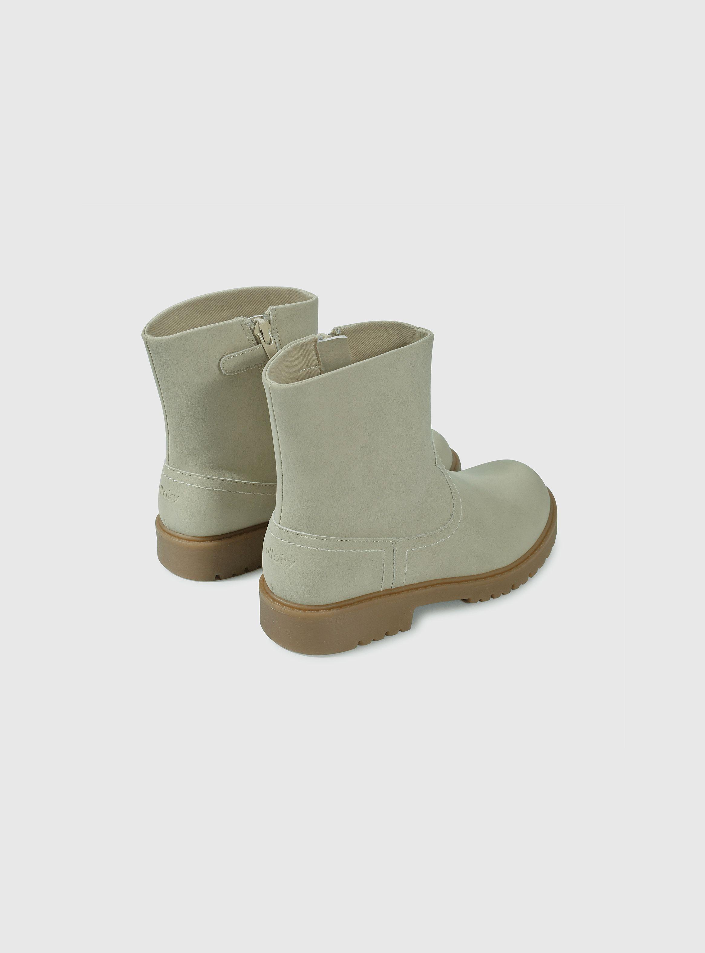 Bootie Niña Beige 55884 Colloky-4