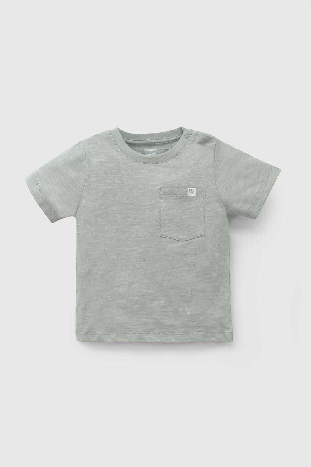 Polera Verde Básica De Niño P1JE3197V26-0