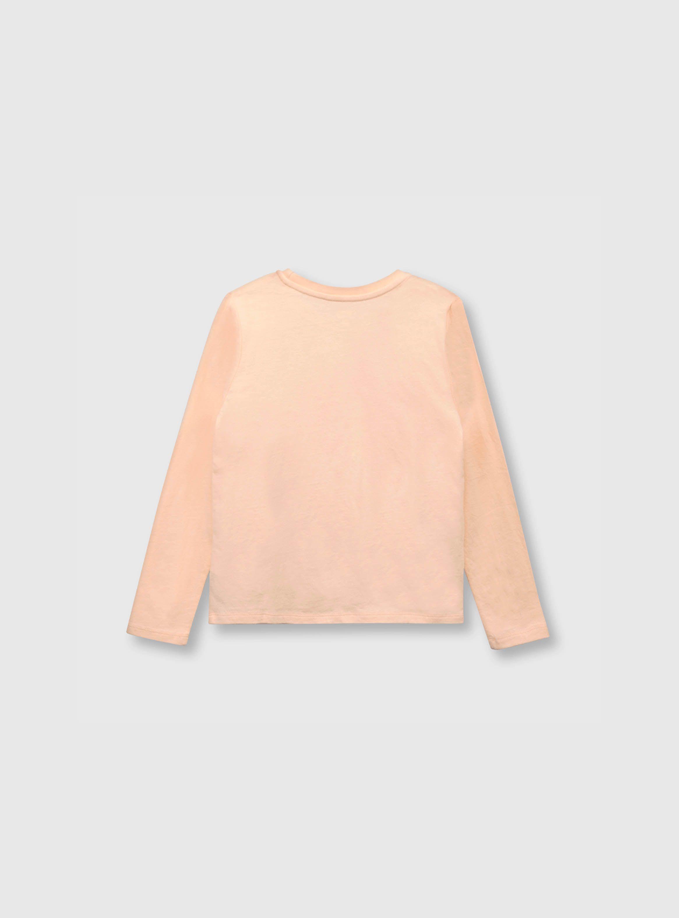 Polera De Niña Estampada Rosado (2 A 12 Años) Colloky-1