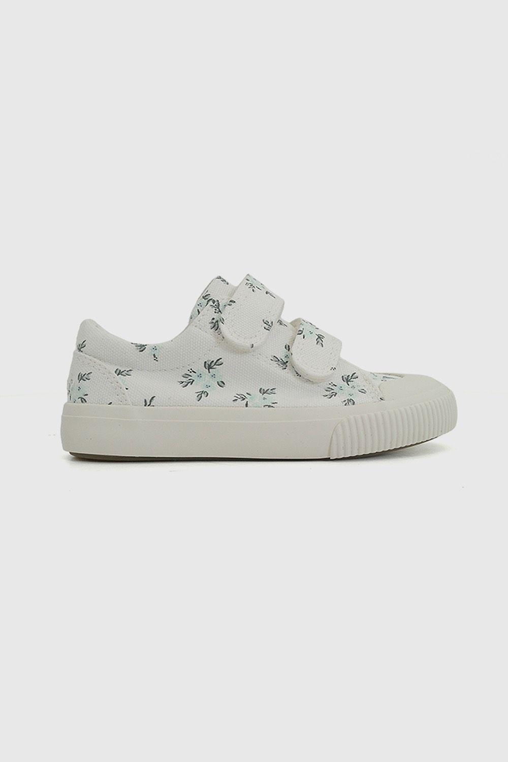 Zapatilla Lona Blanca Niña 21-27 Colloky-1