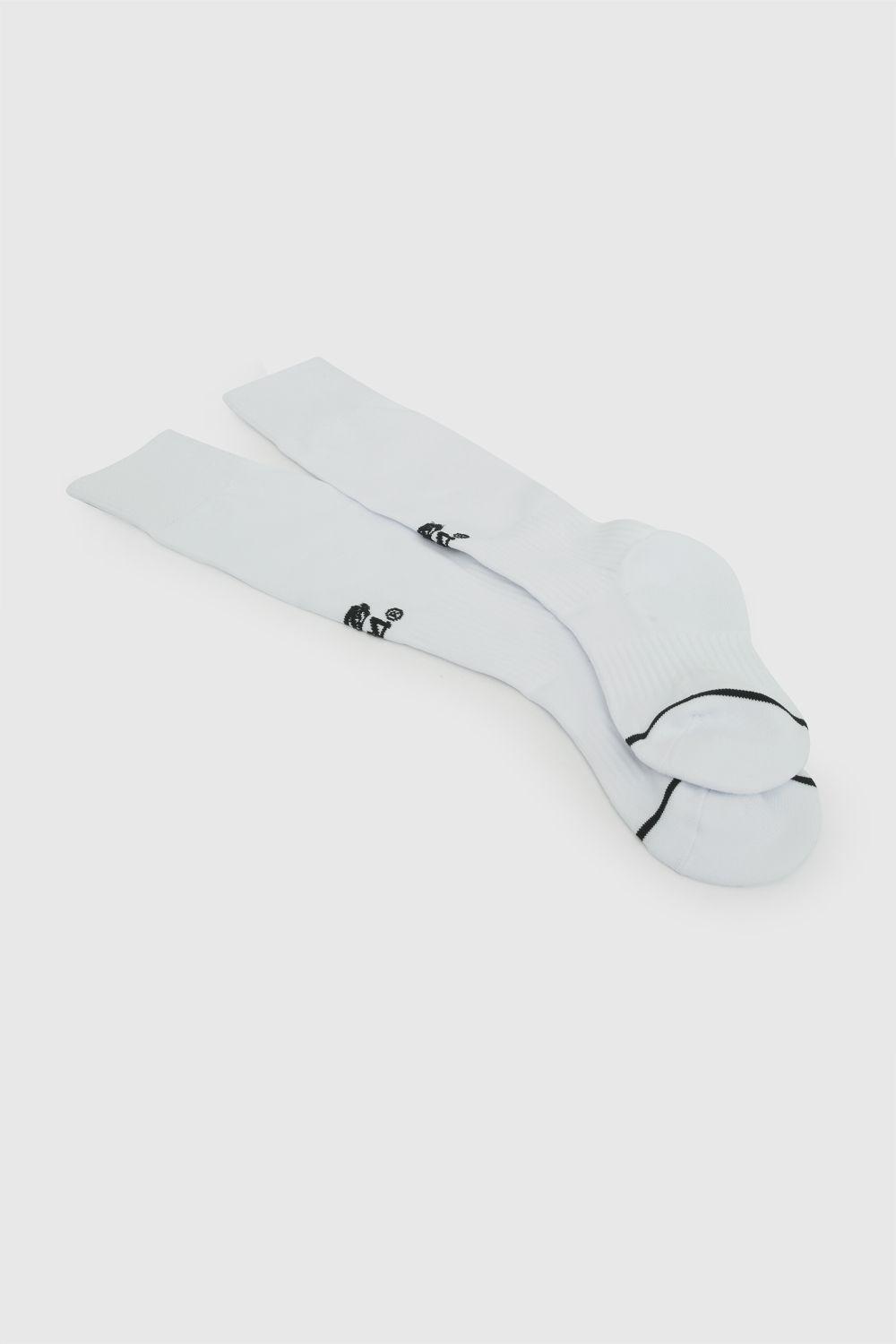 Calcetin Futbol Algodón Blanco Unisex 3/4A a 9/12A Colloky-2
