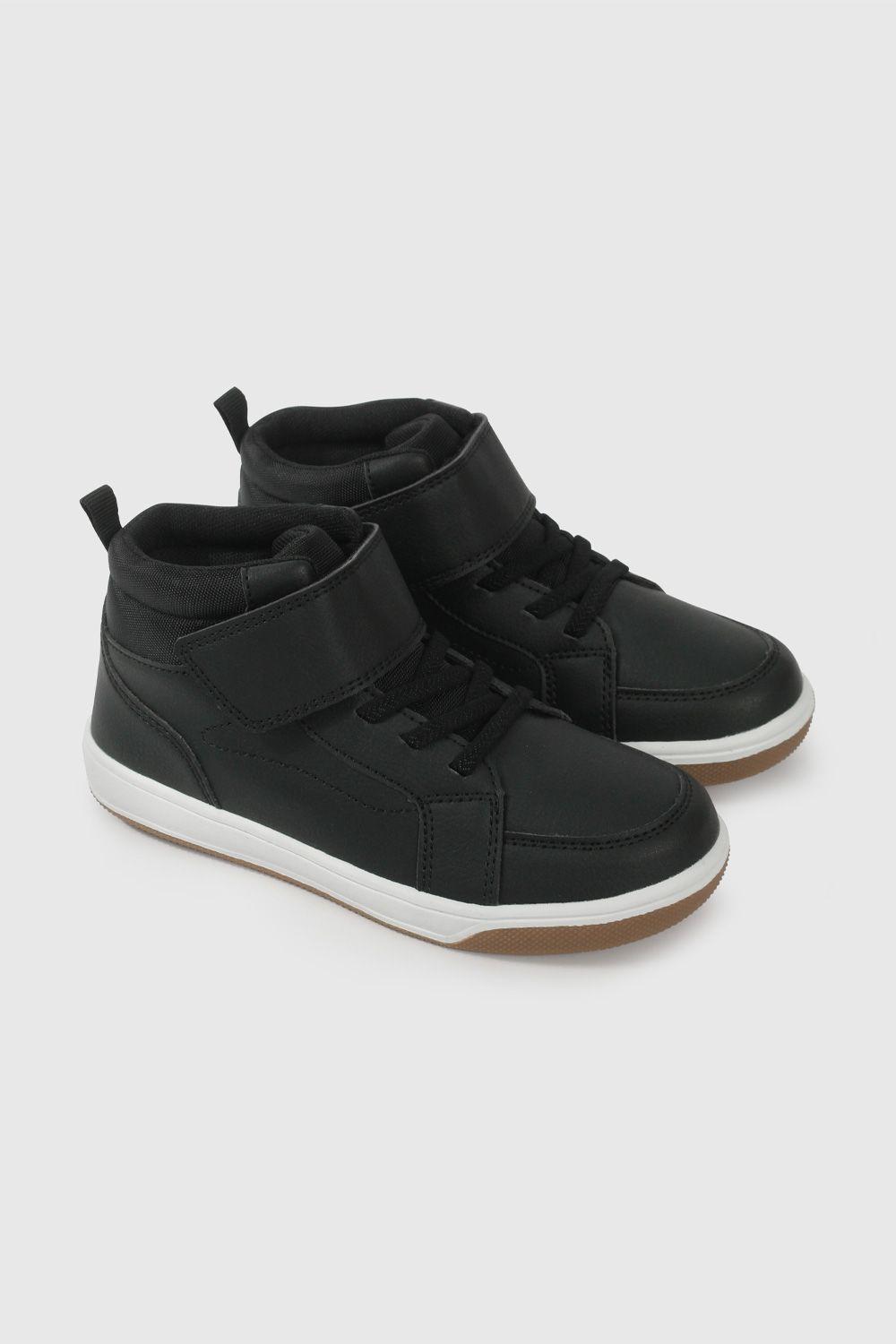 Zapatilla Negra con Velcros Intercambiables 57050201V26-1