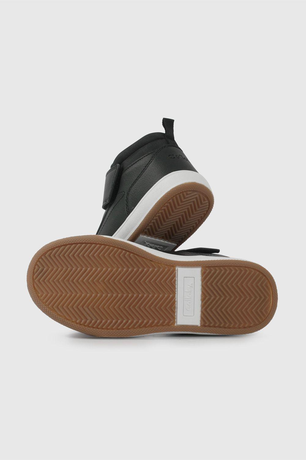 Zapatilla Negra con Velcros Intercambiables 57050201V26-3