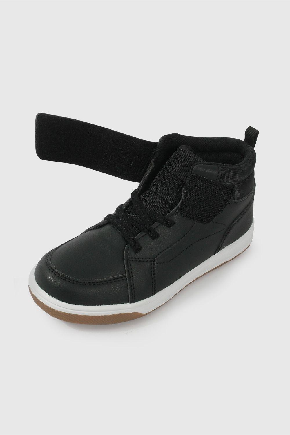 Zapatilla Negra con Velcros Intercambiables 57050201V26-6