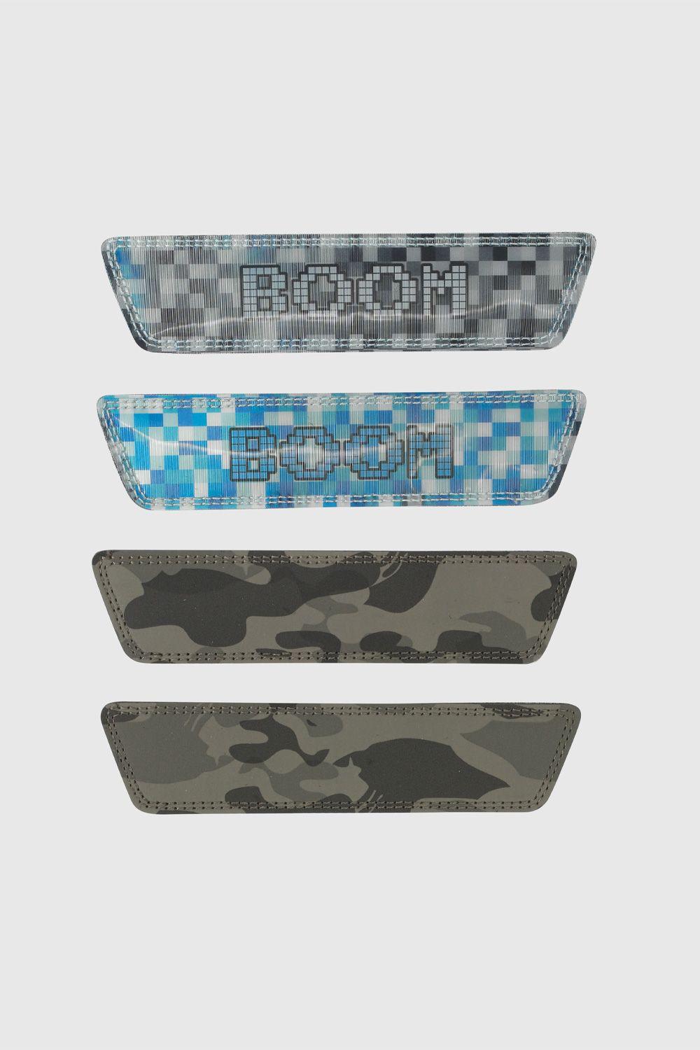 Zapatilla Negra con Velcros Intercambiables 57050201V26-7