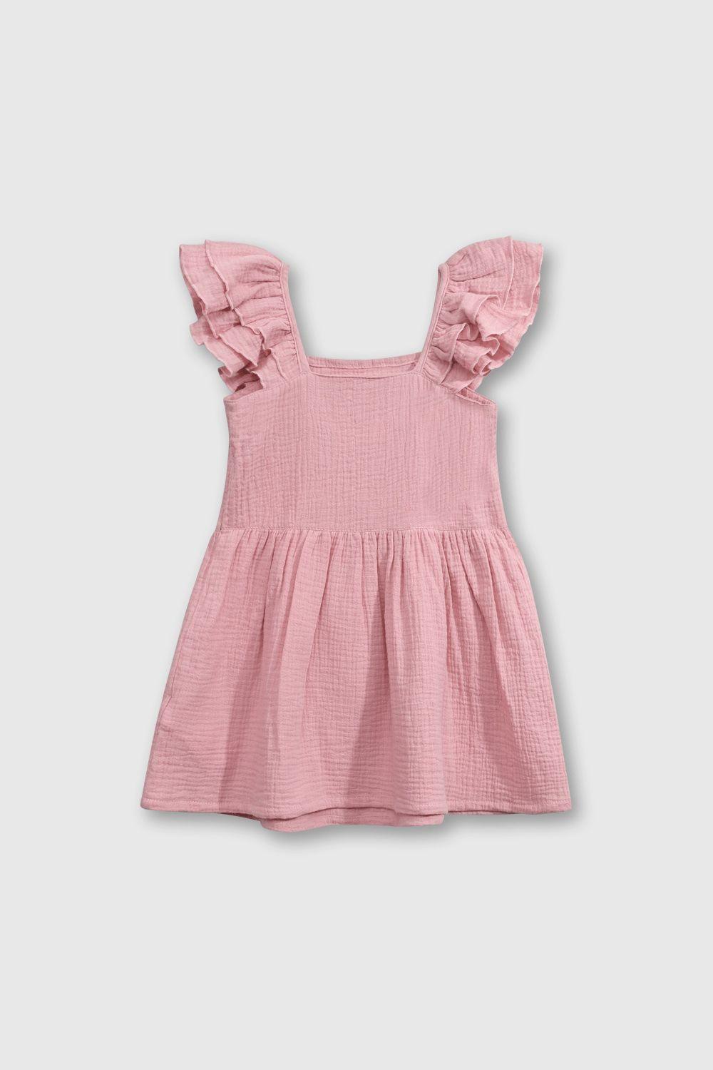 Vestido Colección Niña Rosado VEBM0230V25-1