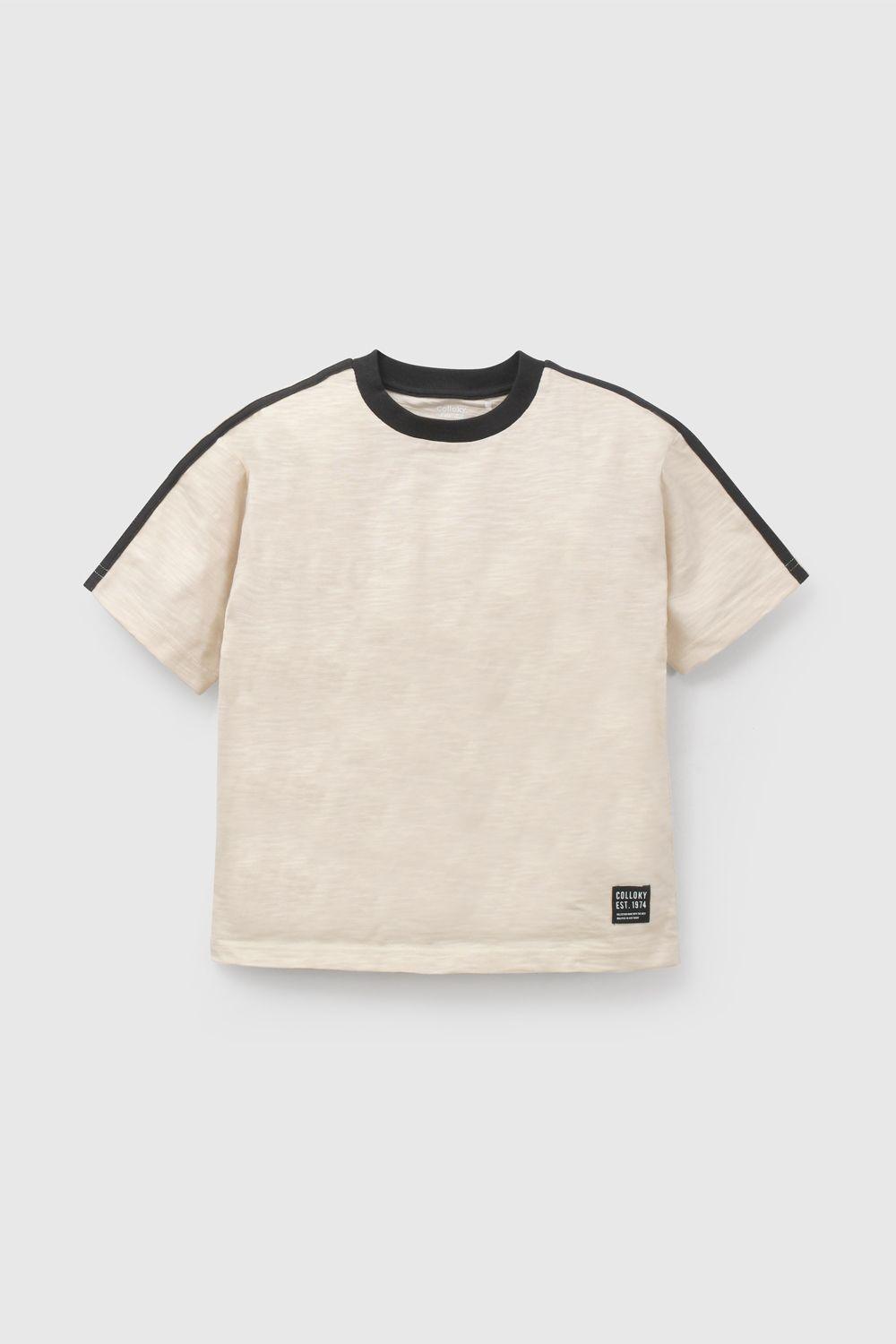 Polera Beige Niño 7456 Colloky-0