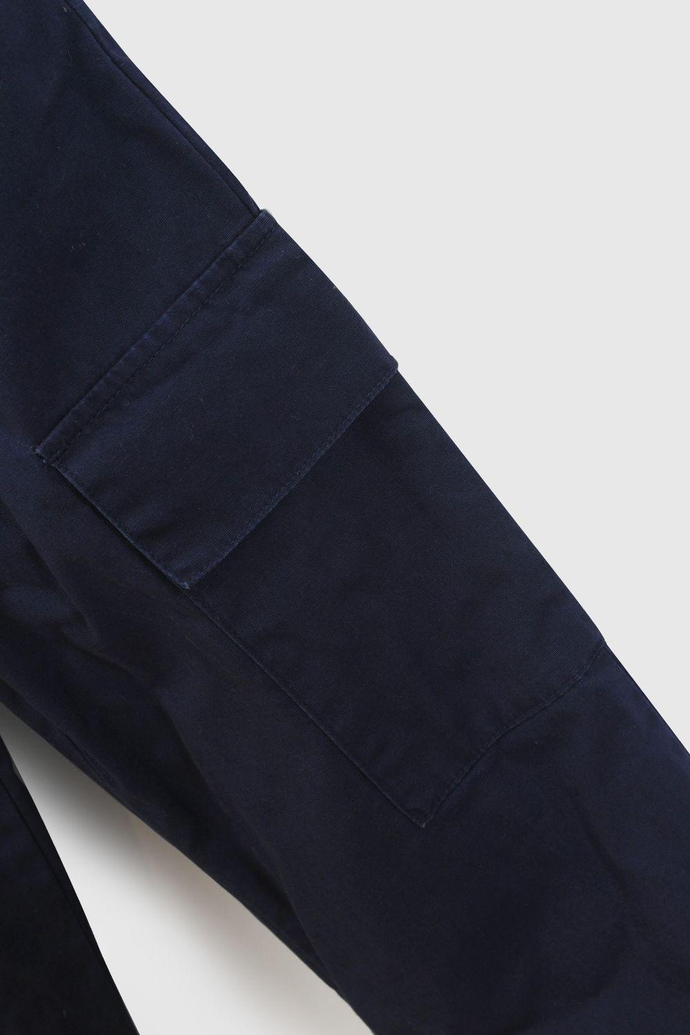 Pantalón jogger cargo niño azul 3/4A a 12/13A-3