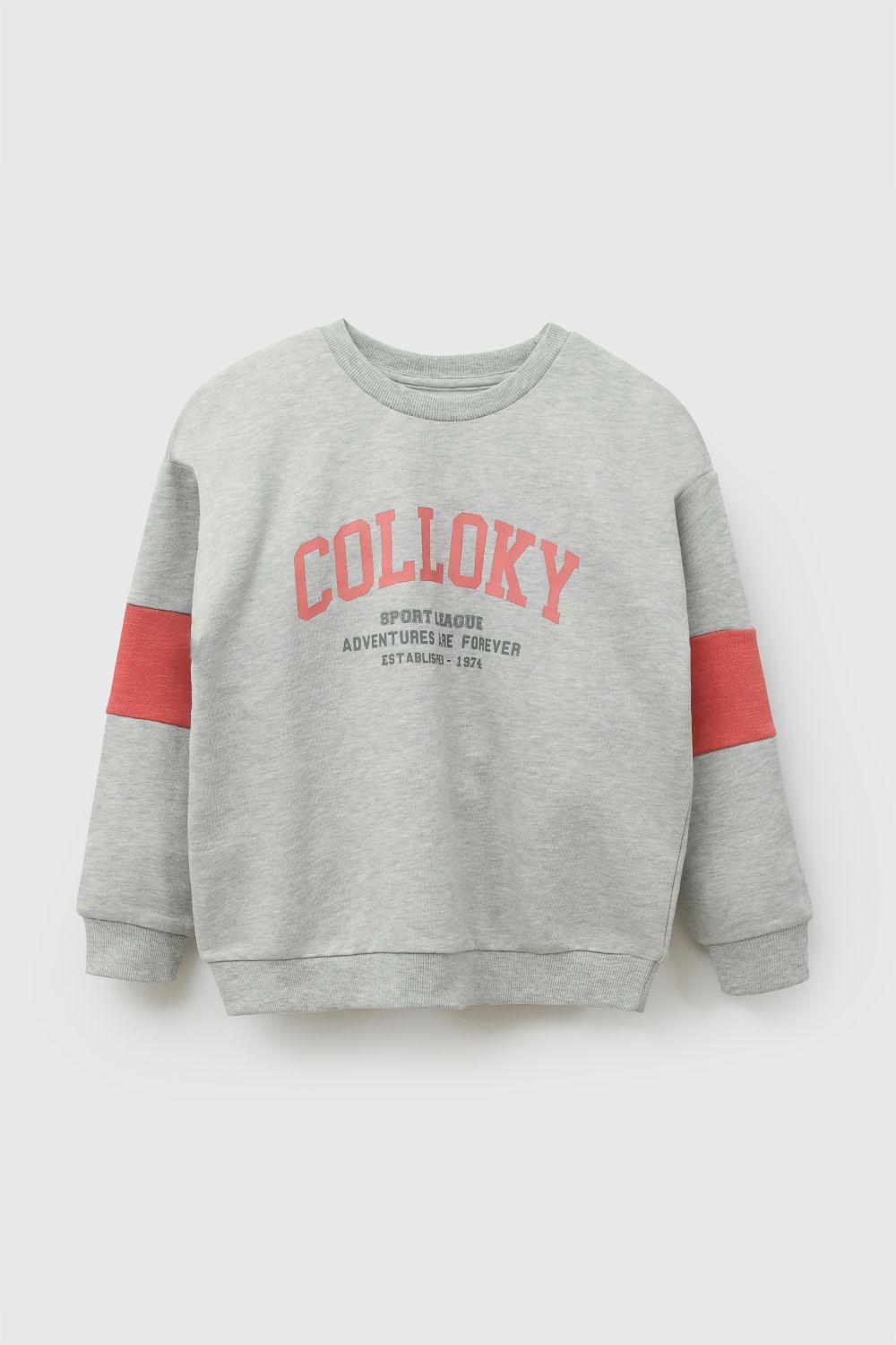 Poleron Colloky Gris Niño 3-4A a 12-13A-0