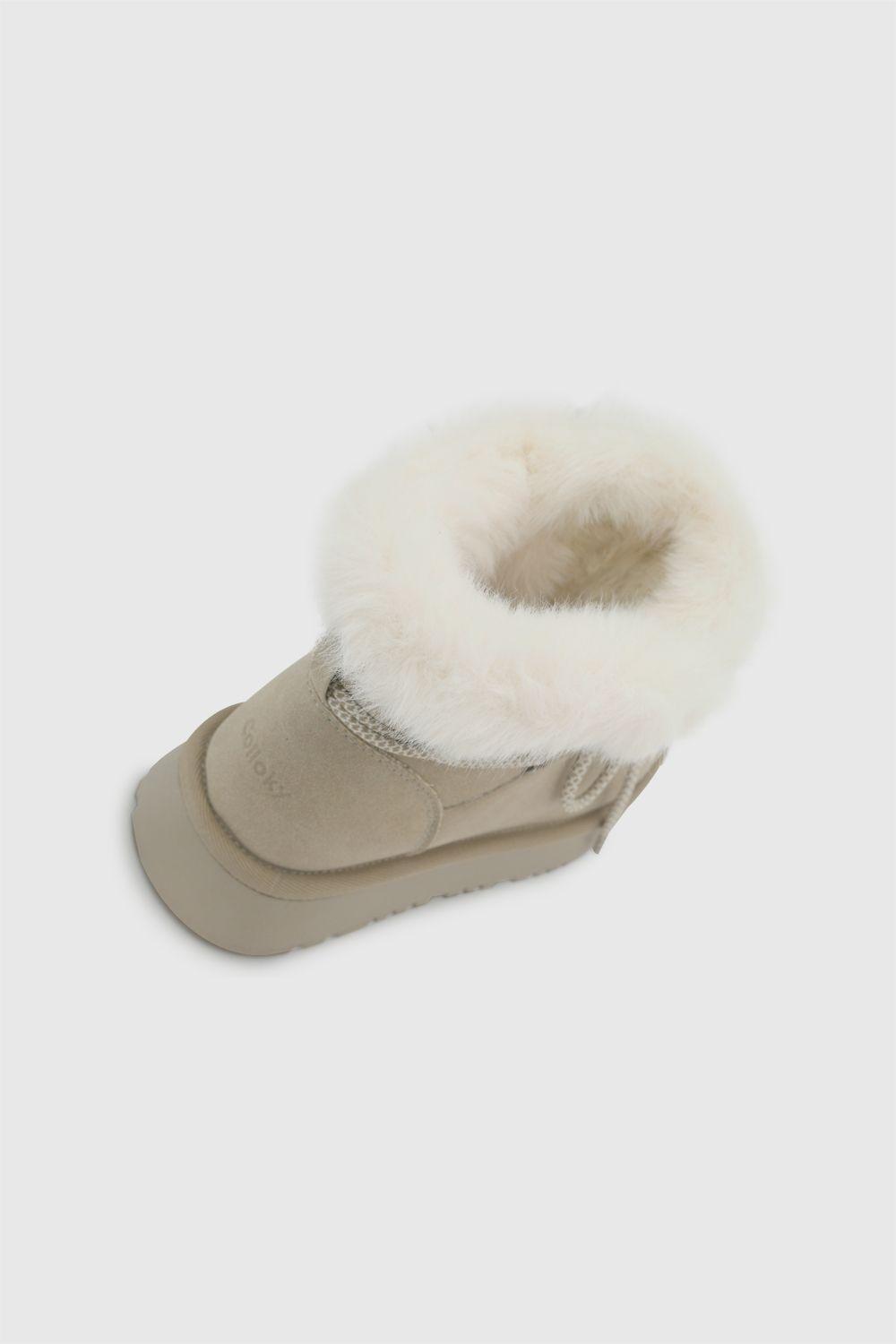 Botin Niña Beige 7745 Colloky-5