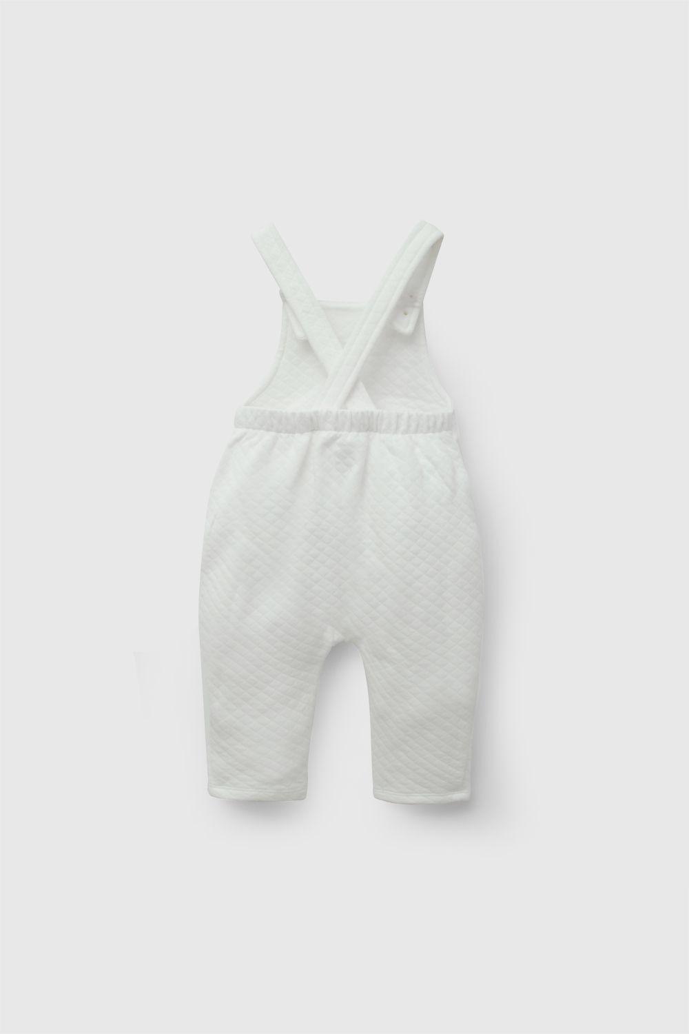 Jardinera Acolchada Beige Unisex Rn a 6-9M Colloky-1