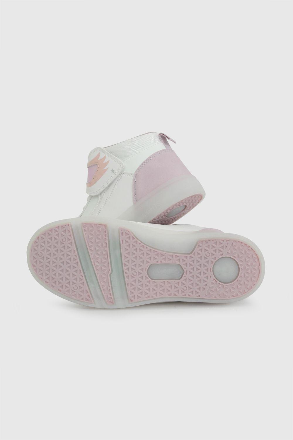 Zapatilla Luces Blanca Niña 28-38 Colloky-2