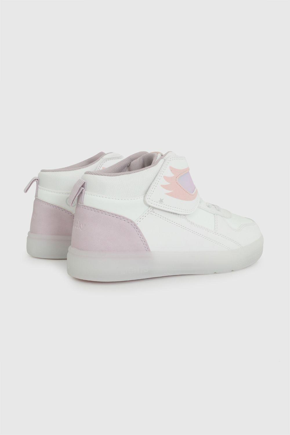 Zapatilla Luces Blanca Niña 28-38 Colloky-4