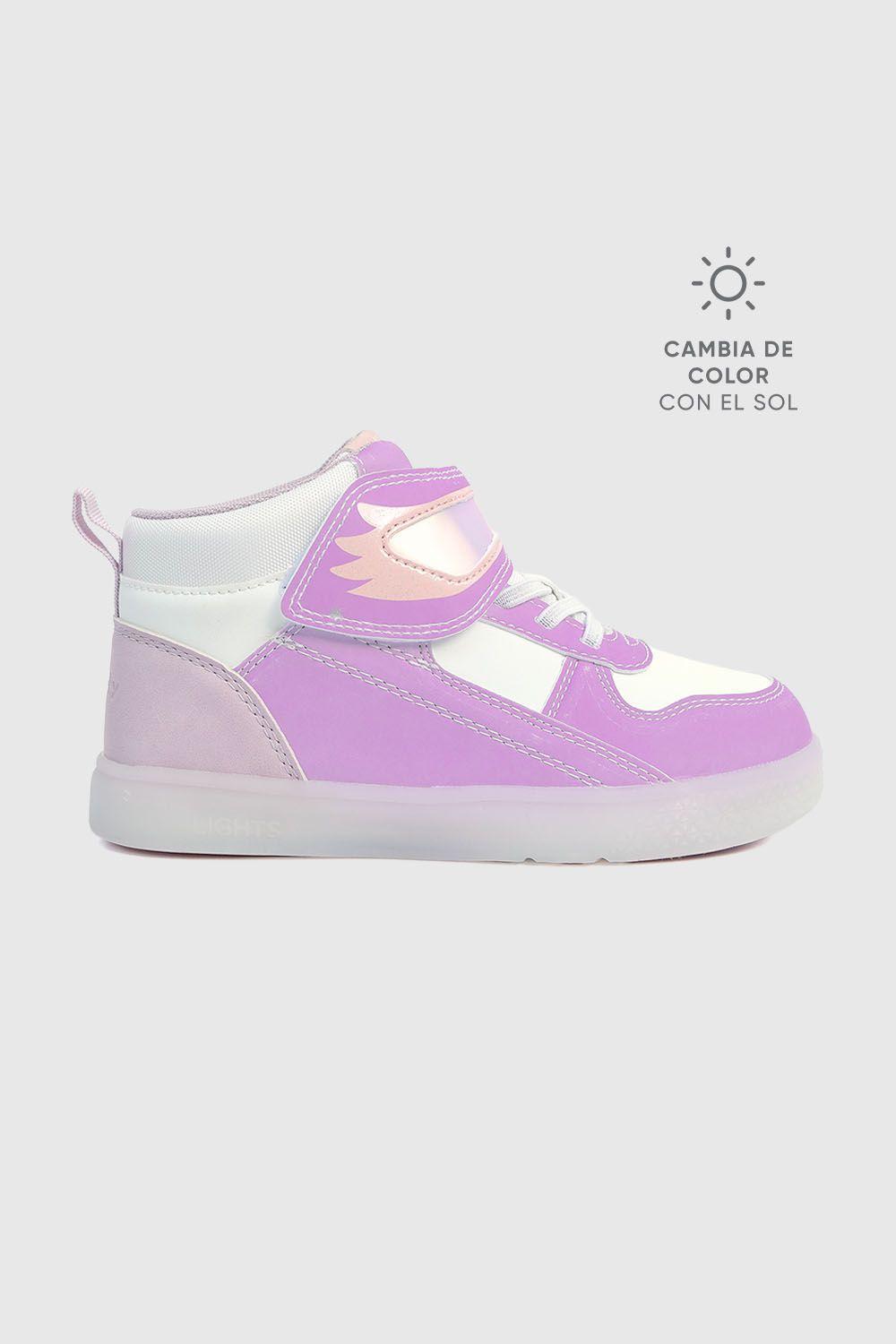Zapatilla Luces Blanca Niña 28-38 Colloky-1