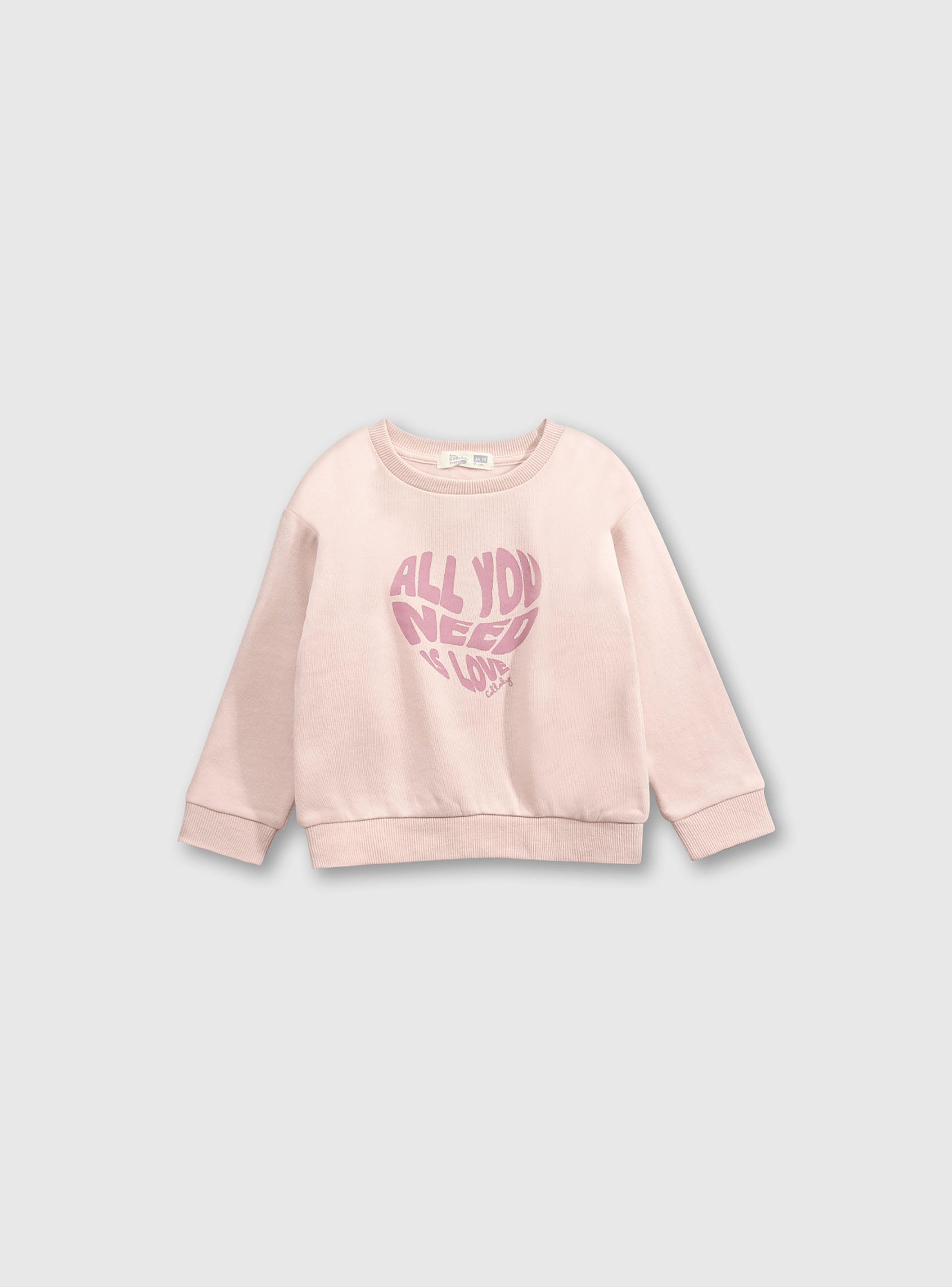 Poleron Niña Rosado 53106 Colloky-0