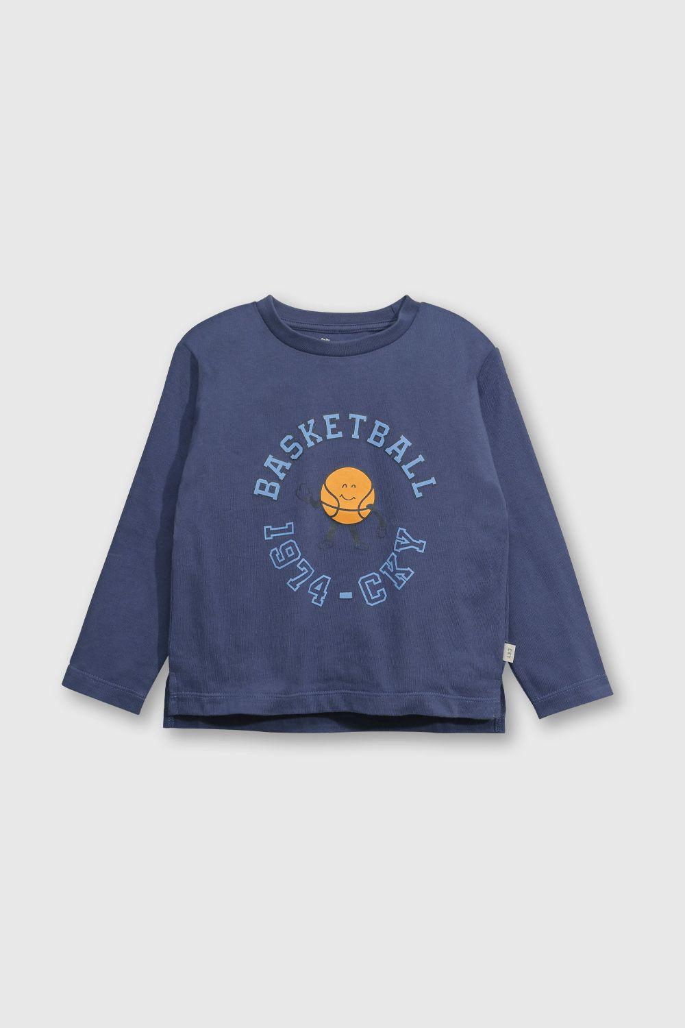 Polera Every day Niño Azul P1JE8550V25-1