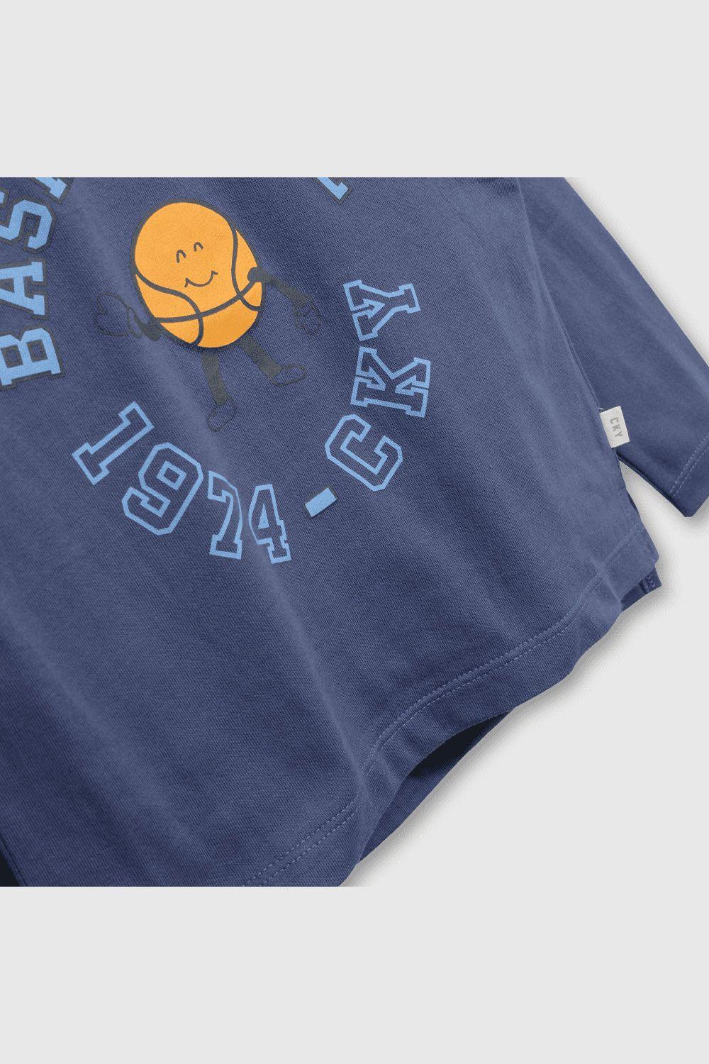 Polera Every day Niño Azul P1JE8550V25-2