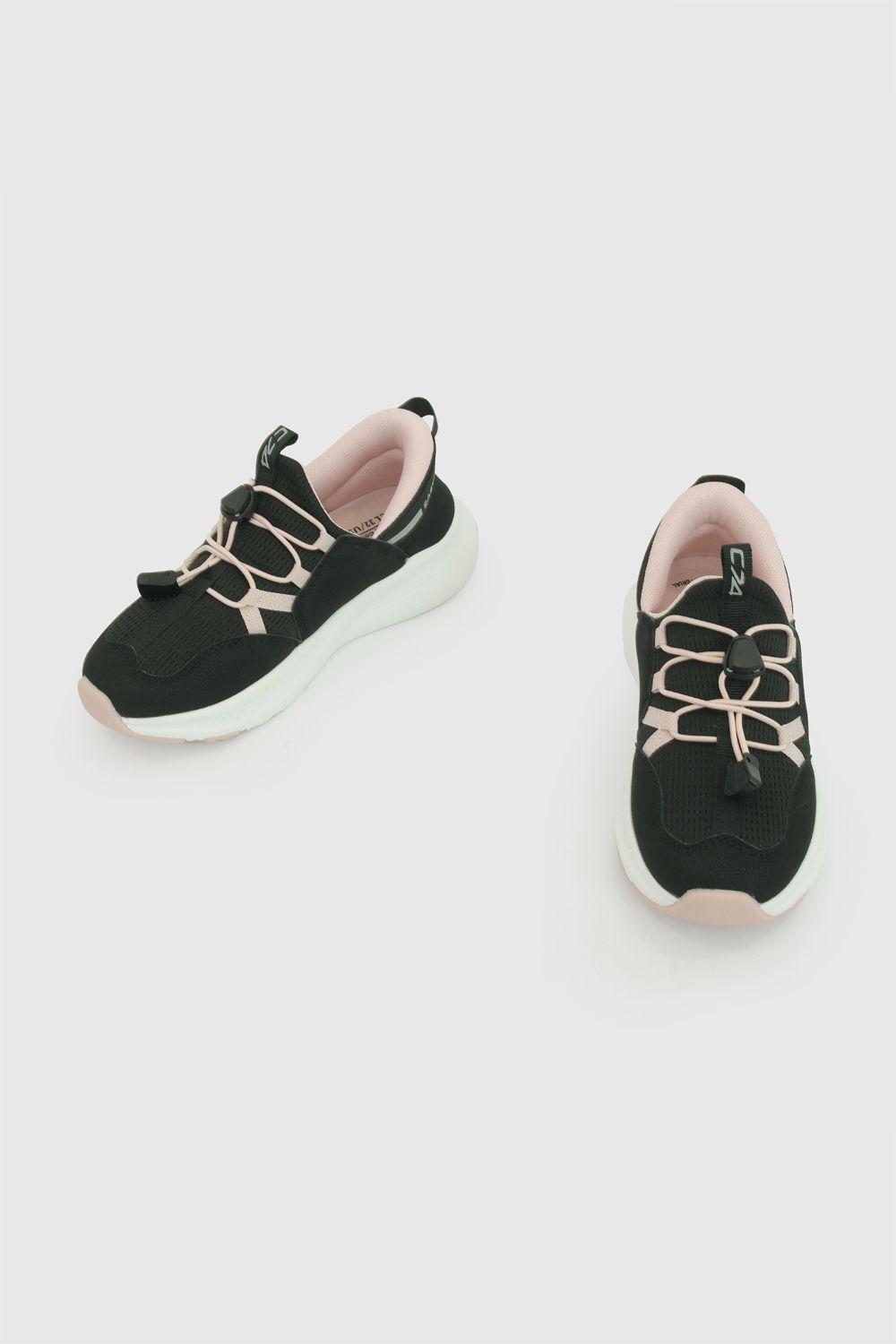 Zapatilla Sport Easy Fit Negra Niña 28-38 Colloky-4