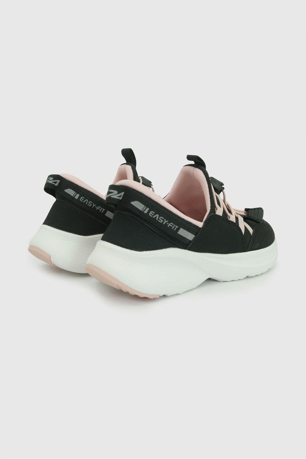 Zapatilla Sport Easy Fit Negra Niña 28-38 Colloky-5