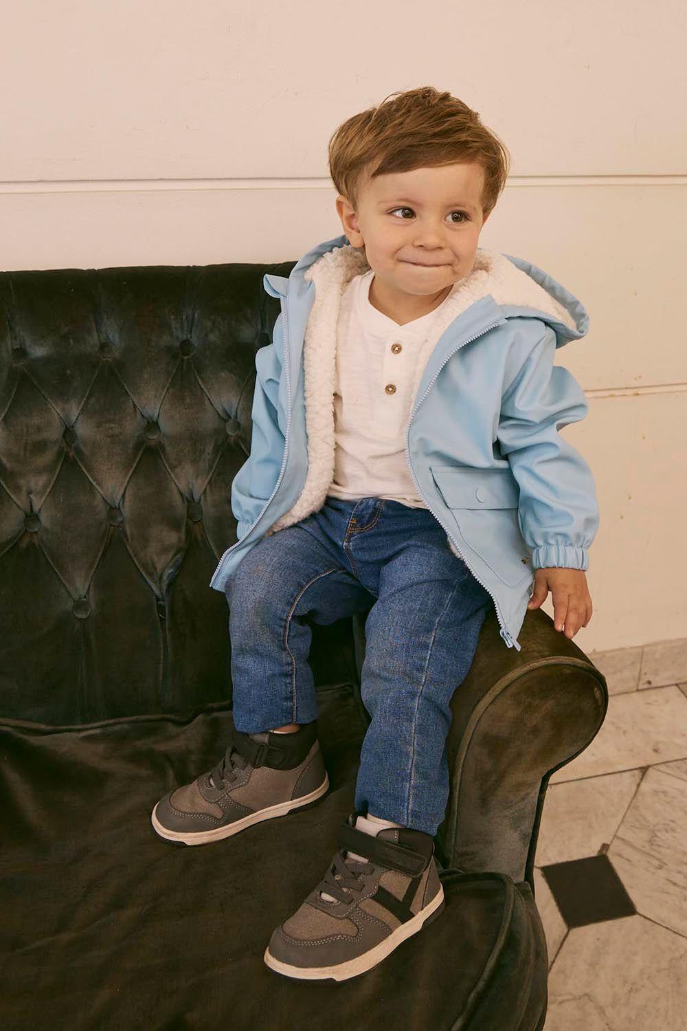 Botin Niño Gris 7681 Colloky-1