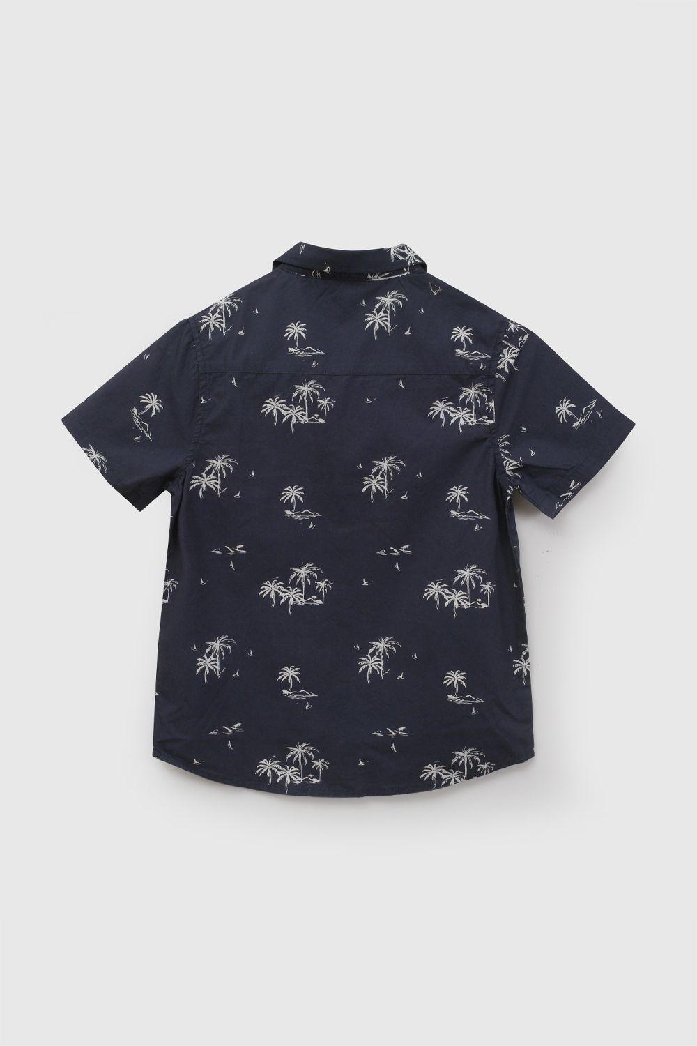 Camisa Popelina Celeste Niño 3-4A a 12-13A Colloky-2