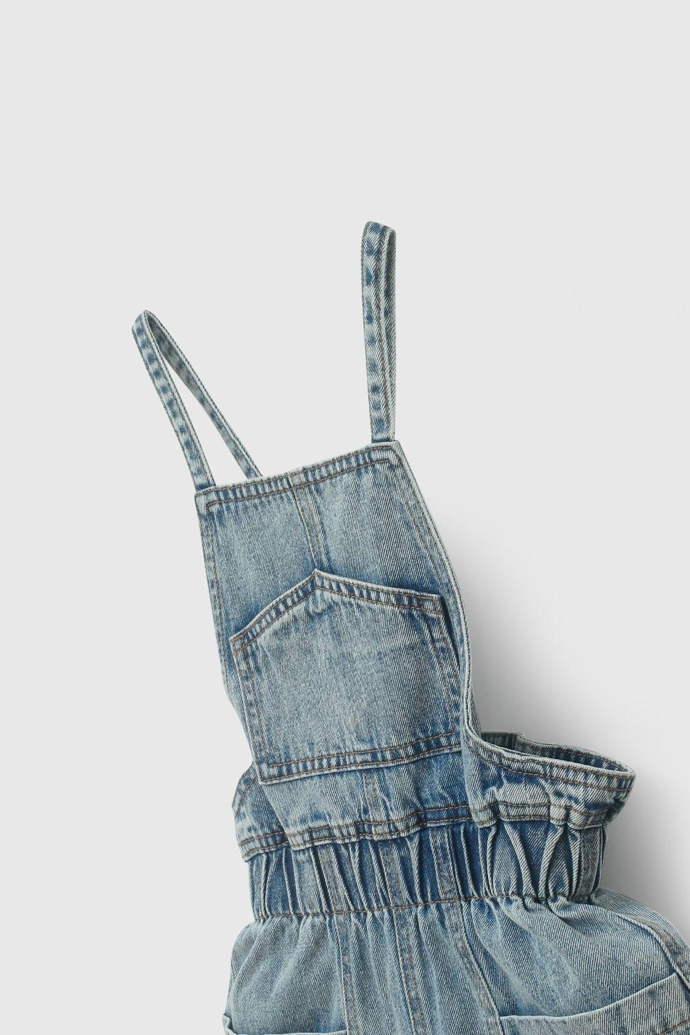 Jardinera Jeans Corta De Niña JLME0240V26-2