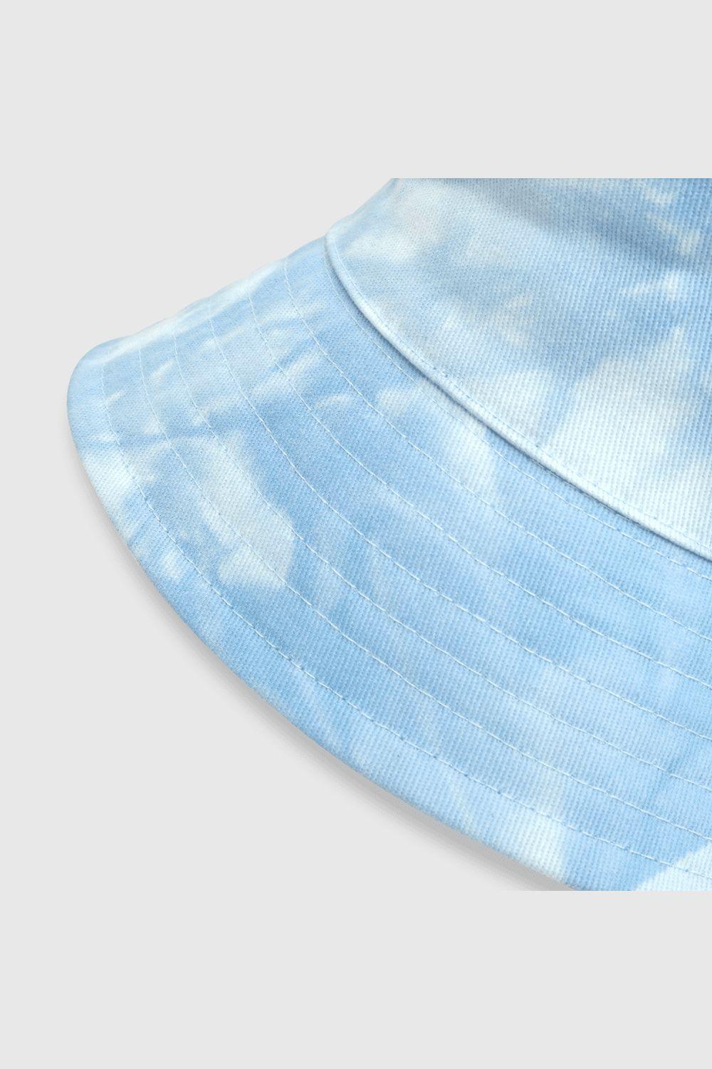 Sombrero de bebé niño de gabardina celeste (0 a 9 meses)-1