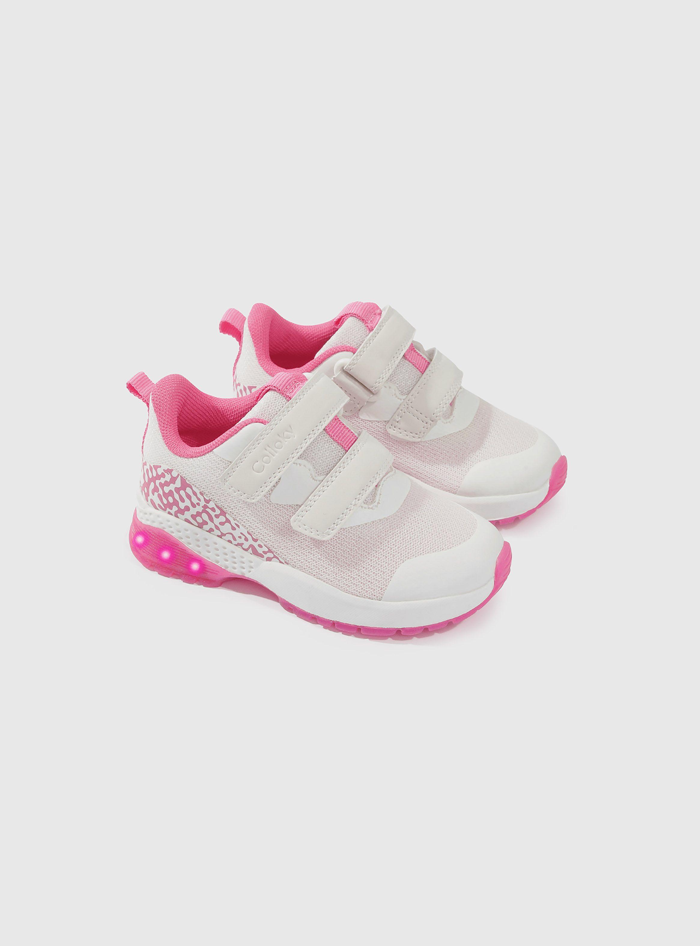 Zapatilla Luces Niña Beige 53866 Colloky-0