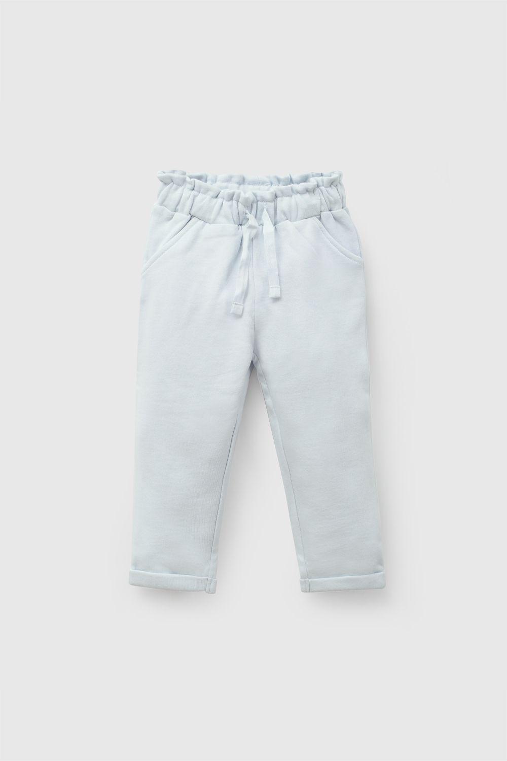 Pantalon Buzo Celeste Niña 6-9M a 4-5A Colloky-0