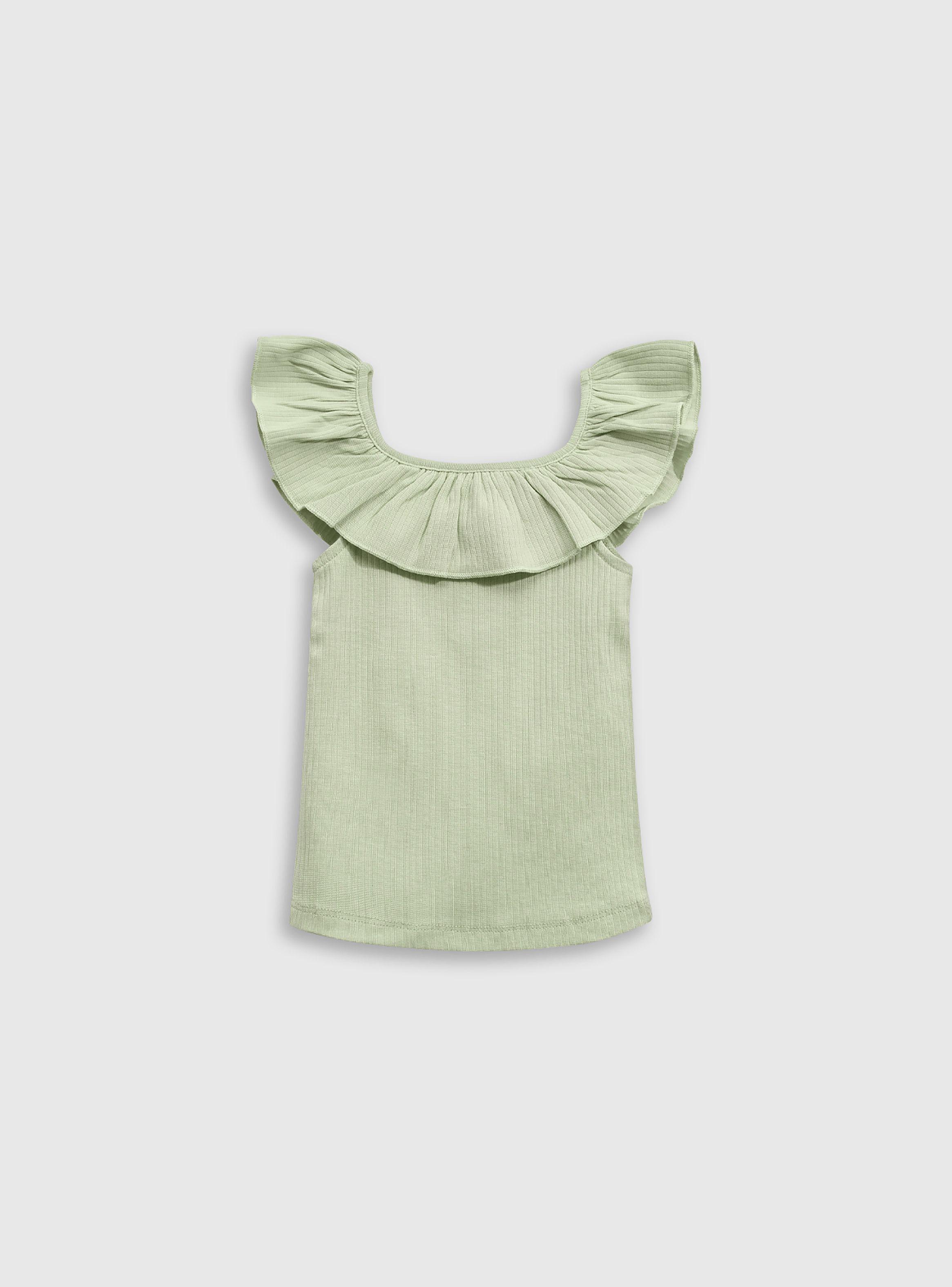 Polera Básica Verde-1