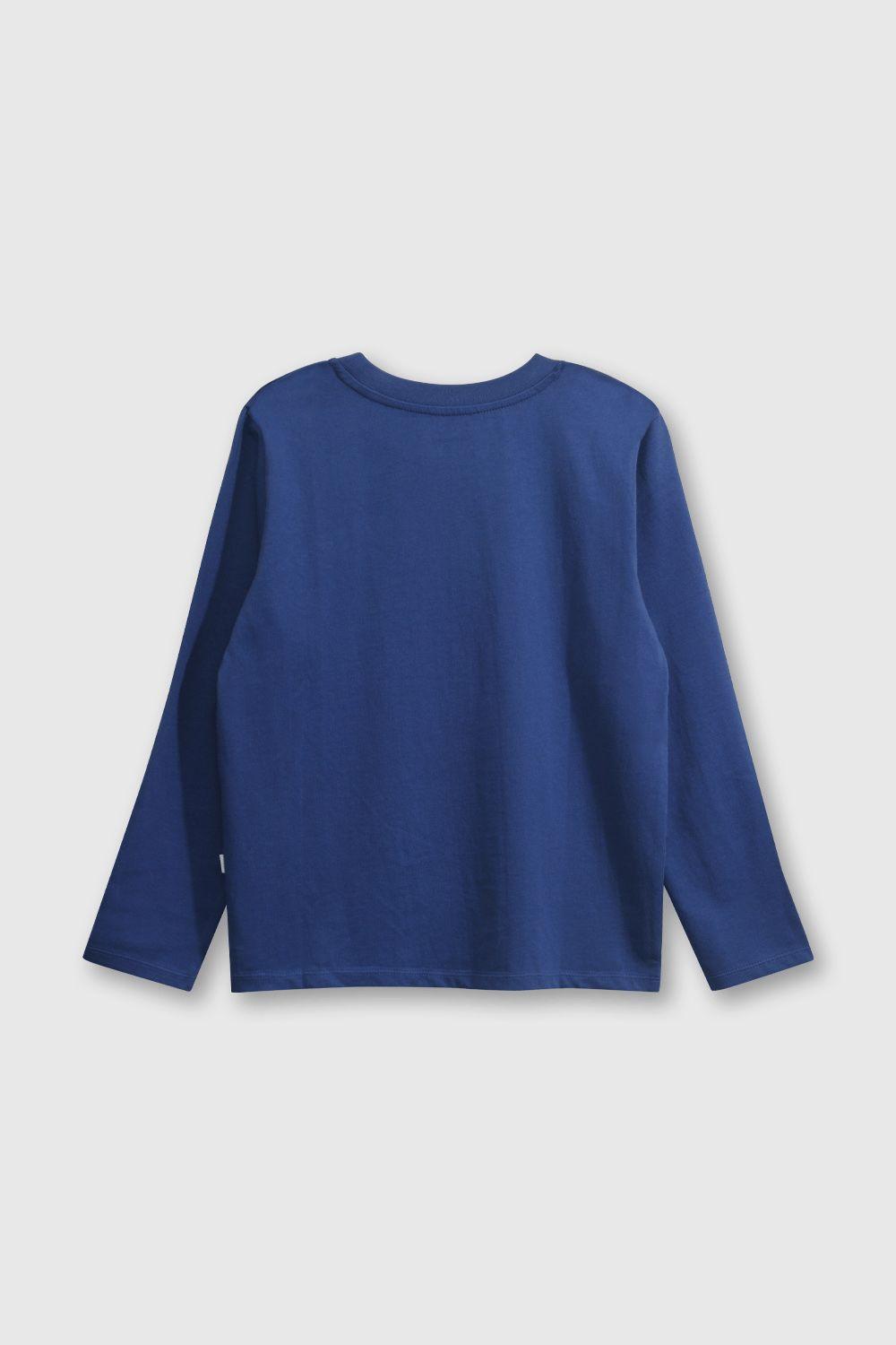 Polera Básica Azul-1