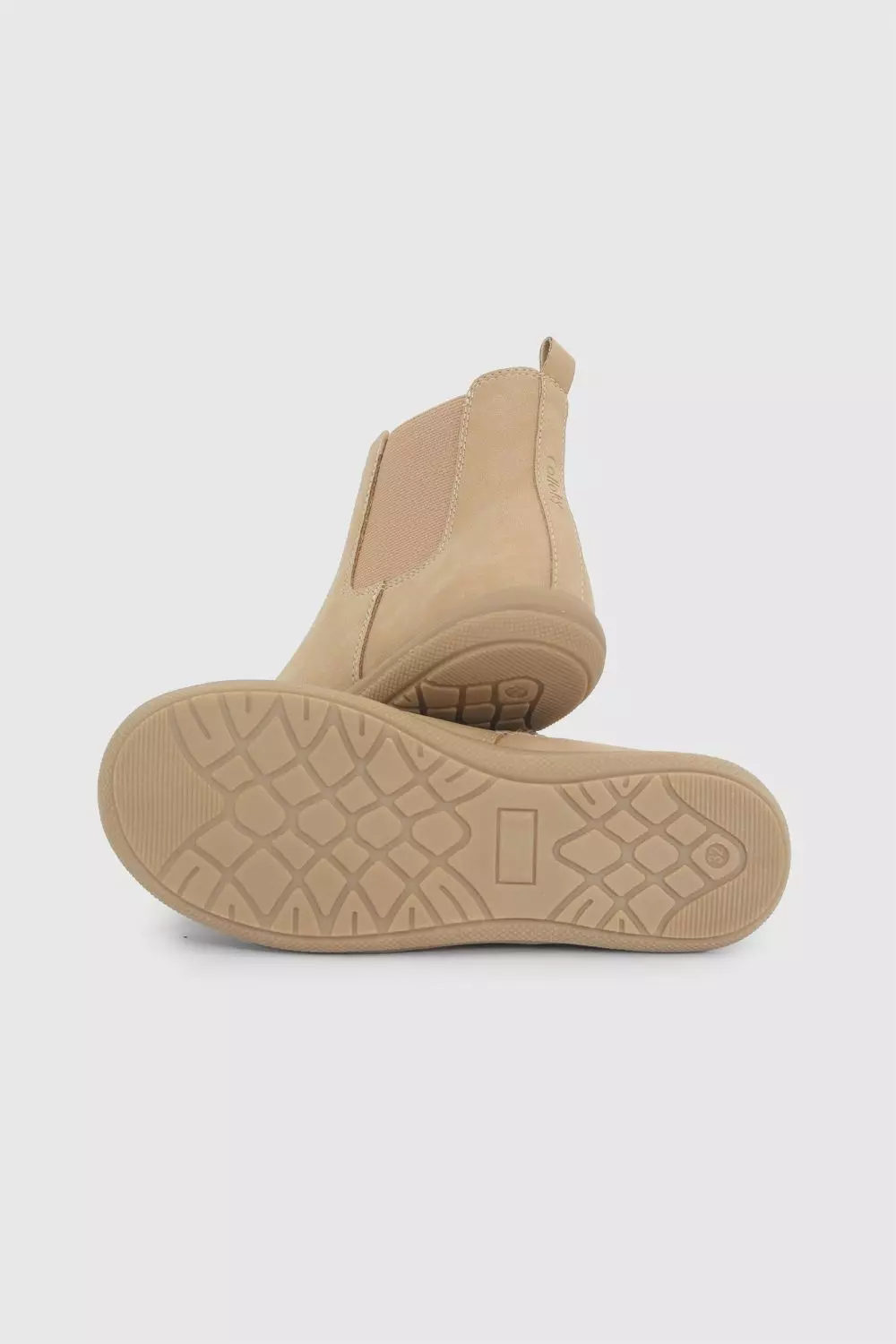 Botín Ergonómico con cierre niña beige 28-33-3