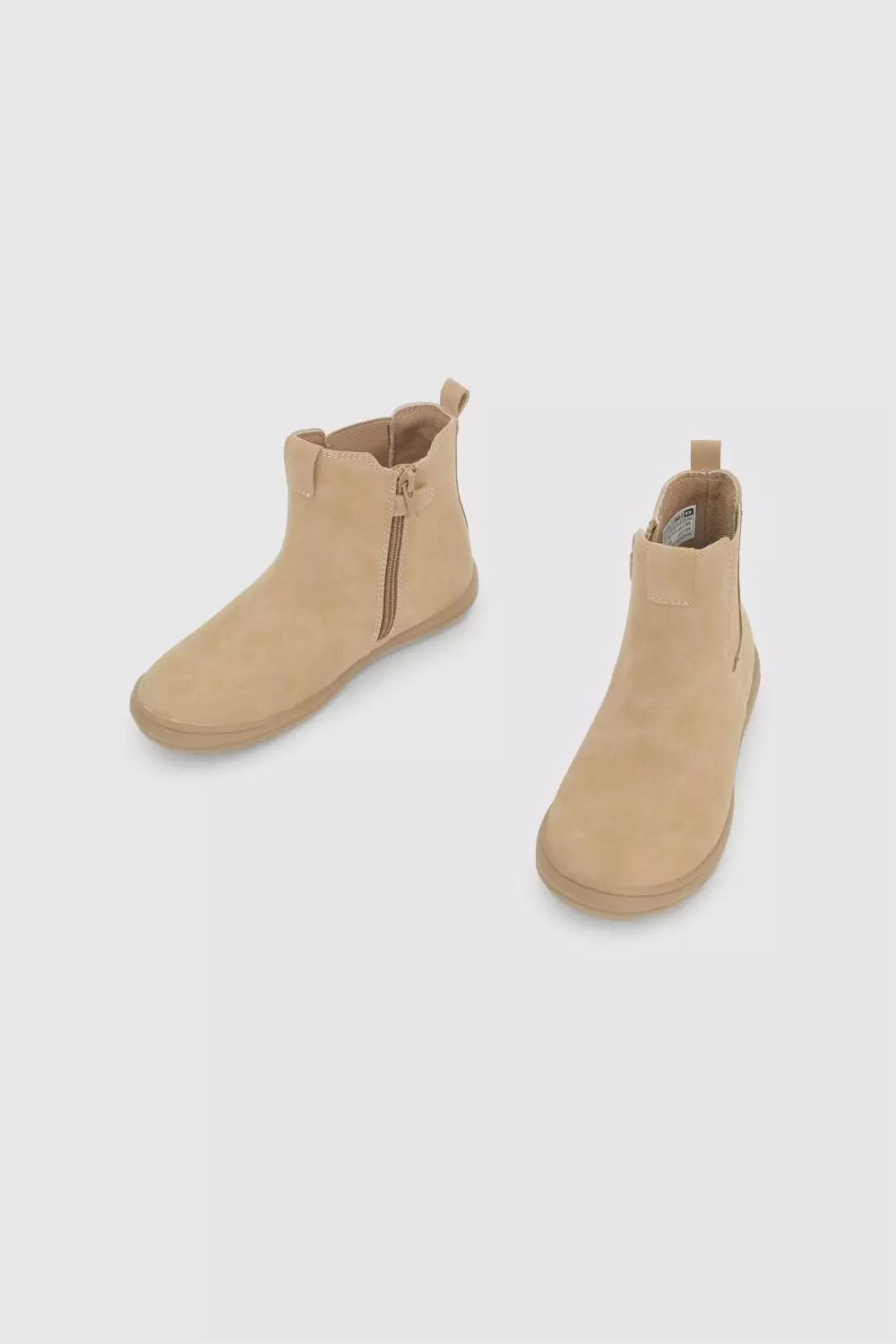 Botín Ergonómico con cierre niña beige 28-33-4